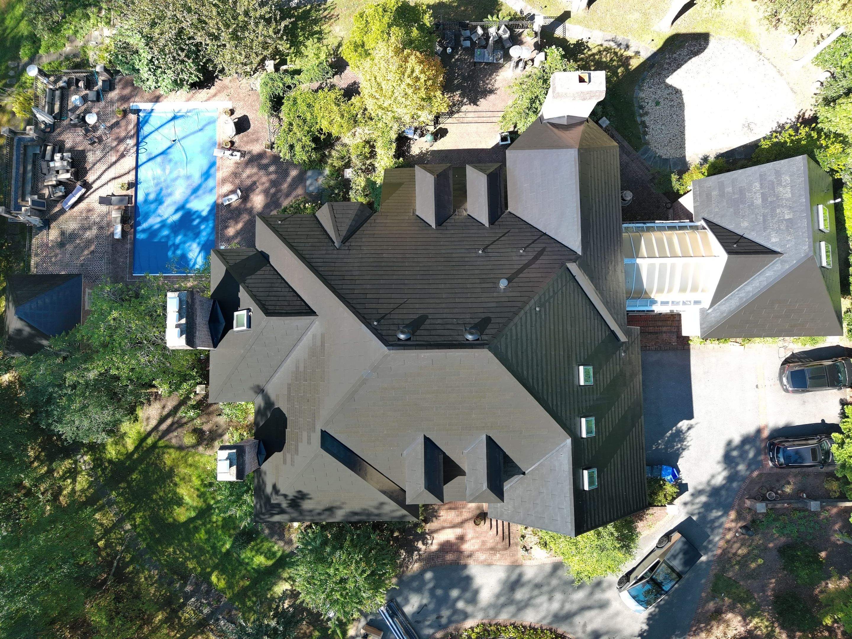 Extravagant Tesla Solar Roof in Maryland by American Home Contractors