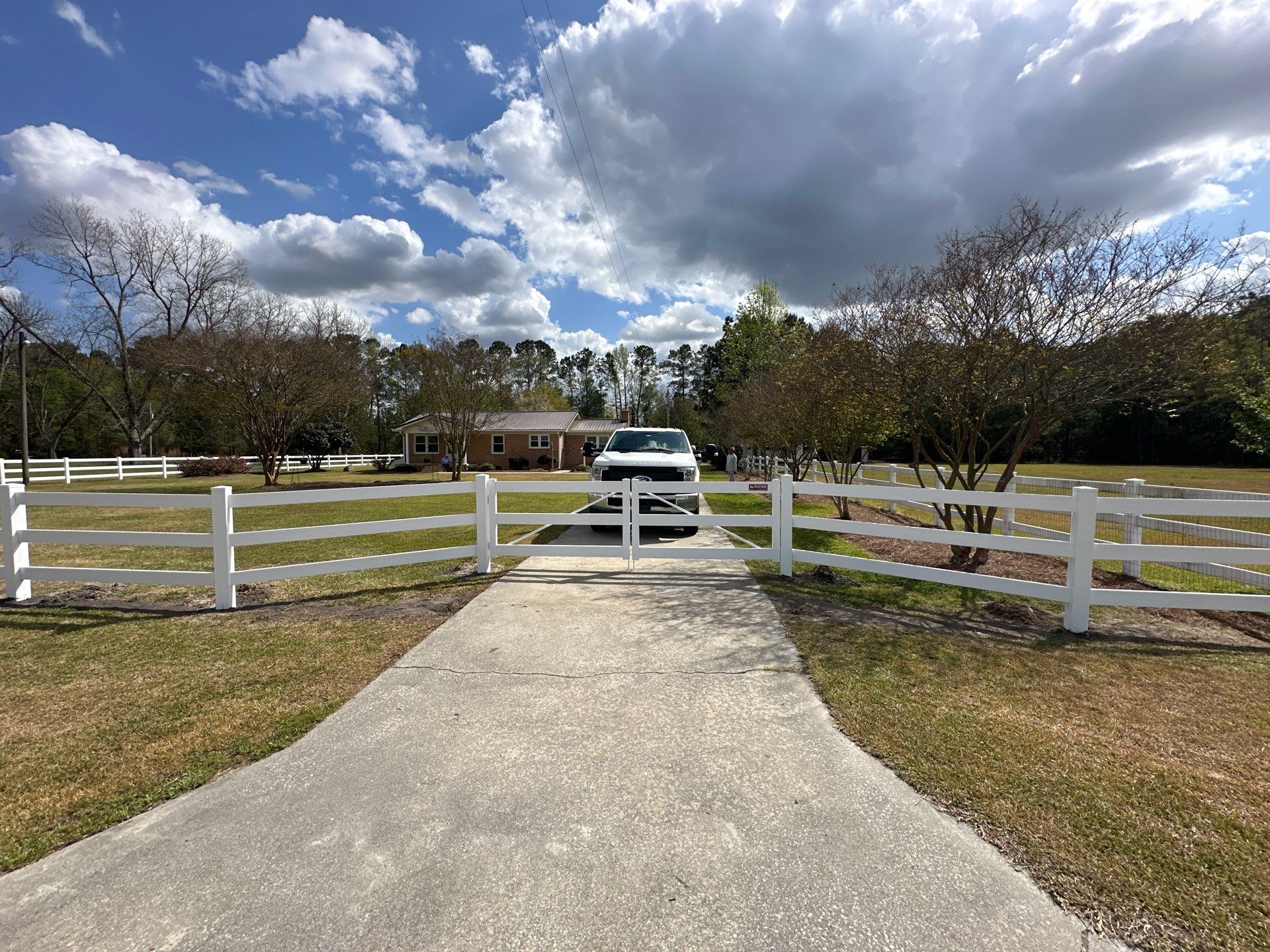 Vinyl Fence and Gate Installation in Fair Bluff, North Carolina by Superior Fence and Rail
