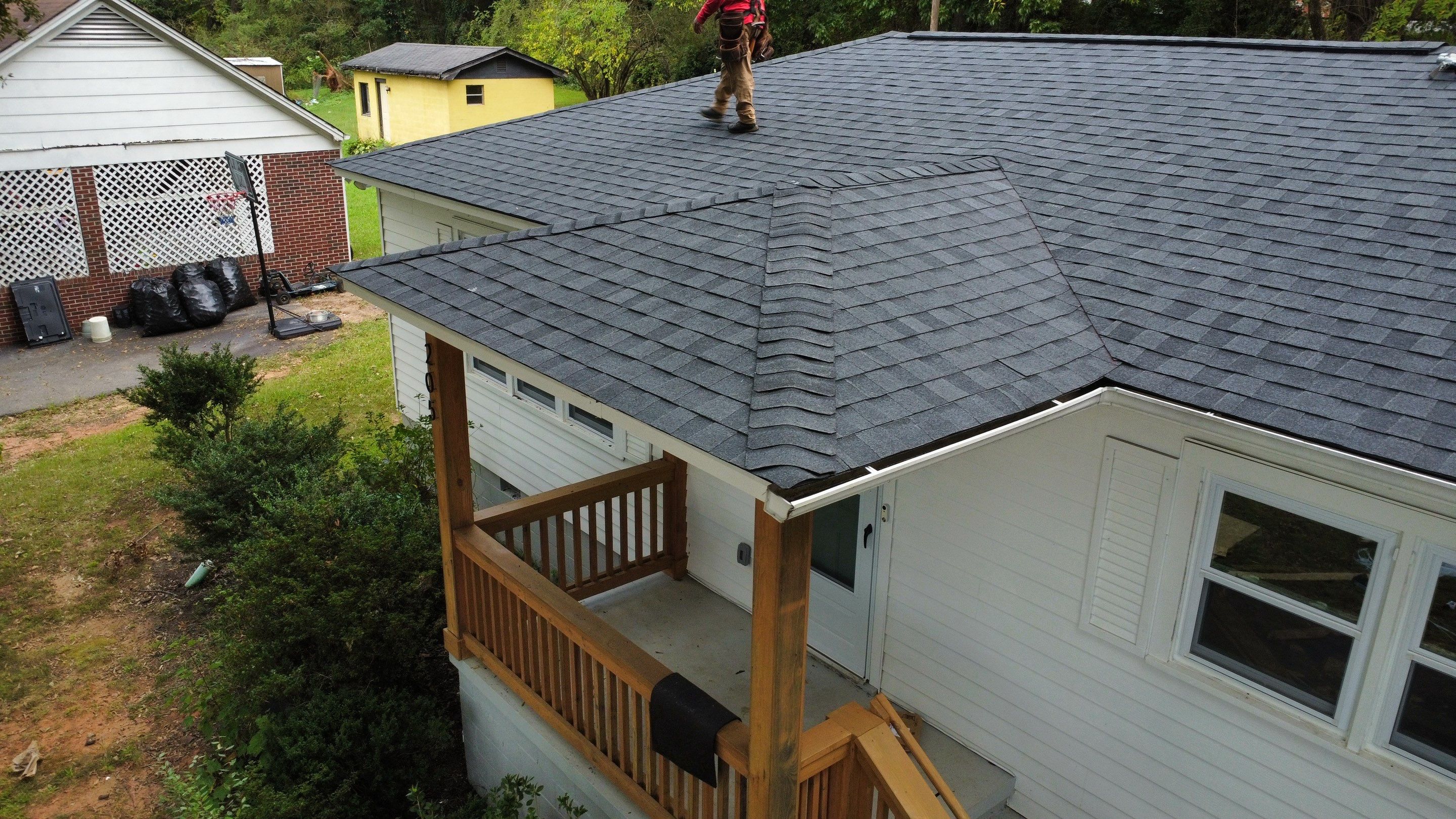Comprehensive Asphalt Shingle Roof Installation and Decking Repair in Easley by Roofsters