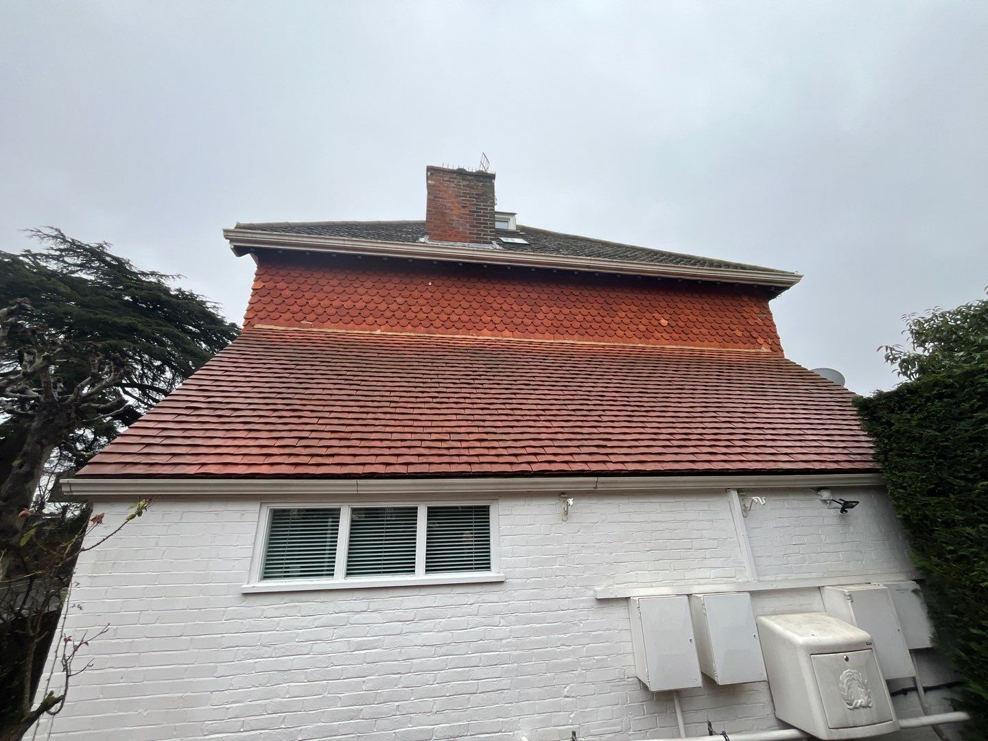 Roof Clean  - Moss Removal - Gutter Clean using Honda 15lpm Low Pressure Washing Machine by Ges Exterior Cleaning ltd
