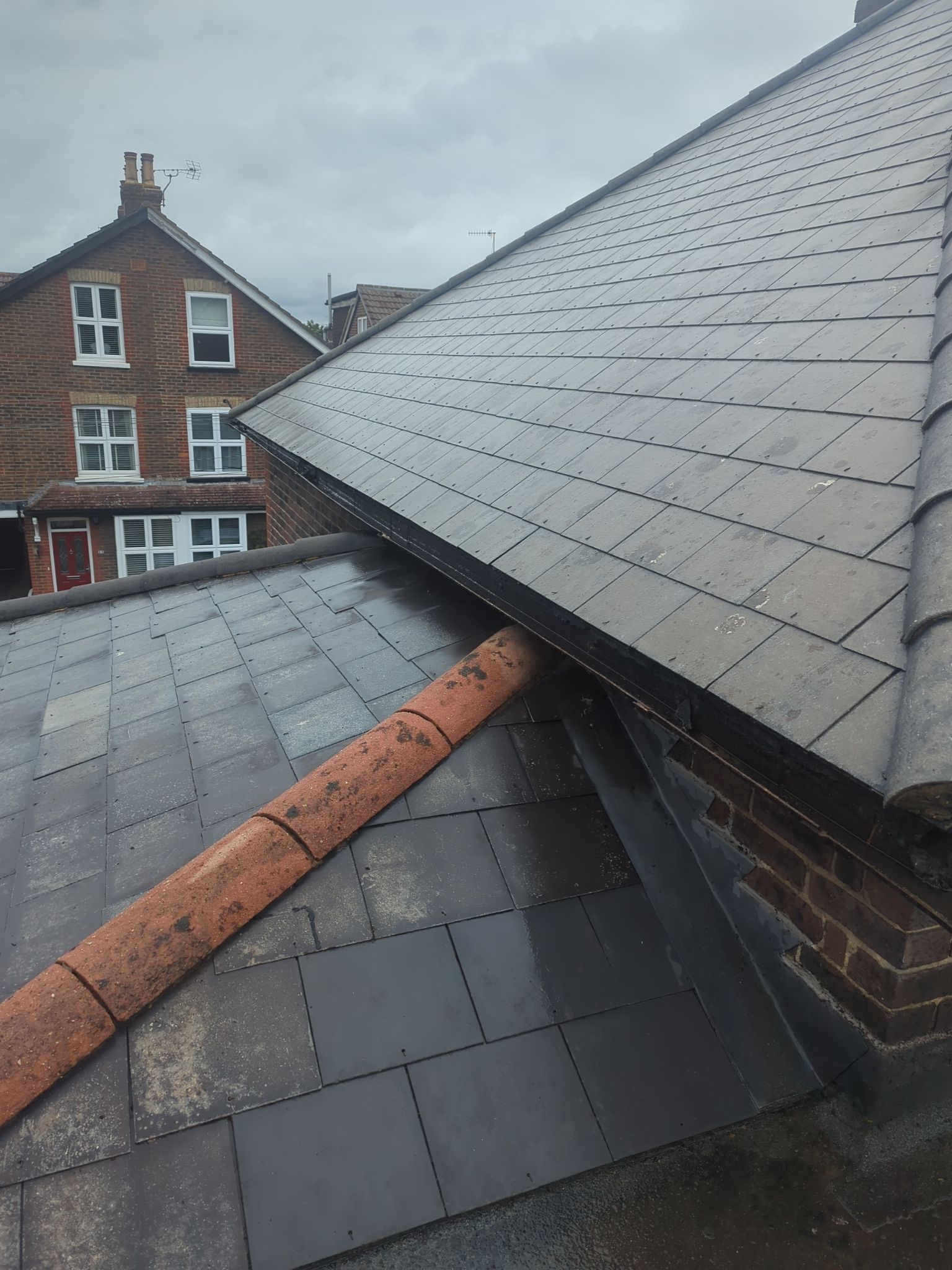 Roof Clean  - Moss Removal - Gutter Clean using Honda 15lpm Low Pressure Washing Machine by Ges Exterior Cleaning ltd