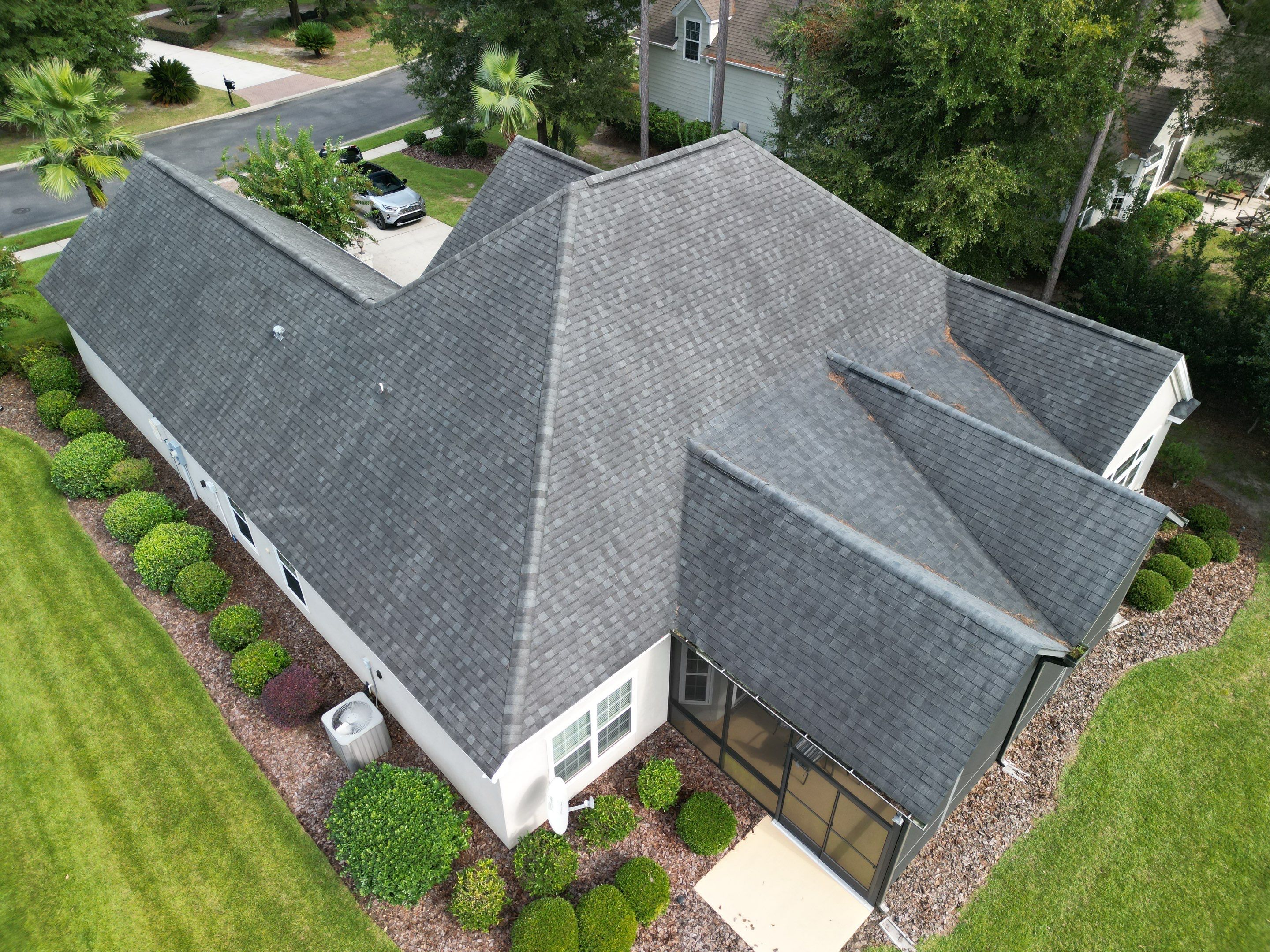 Residential Roofing Installation using Atlas Pinnacle Pristine Pewter by Talya Roofing