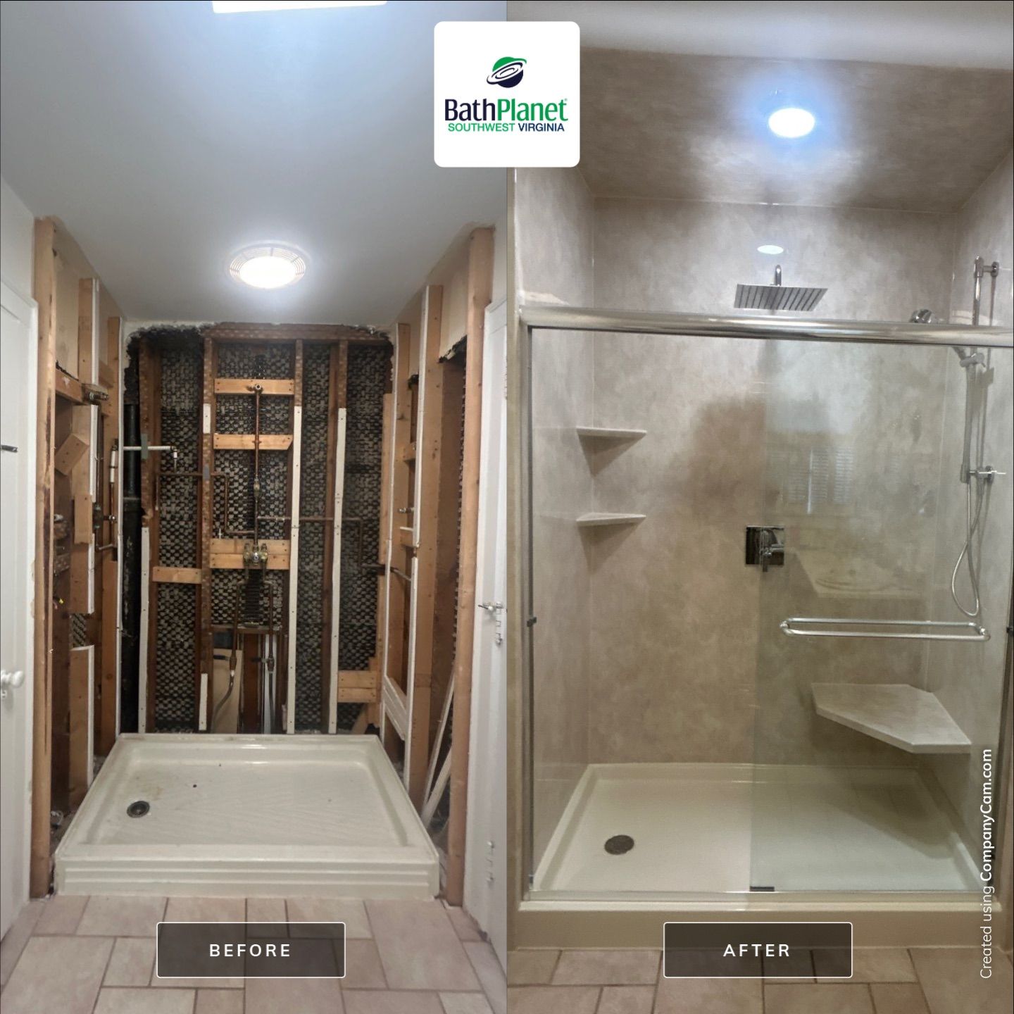 From Studs to Shower by BathPlanet SW Virginia