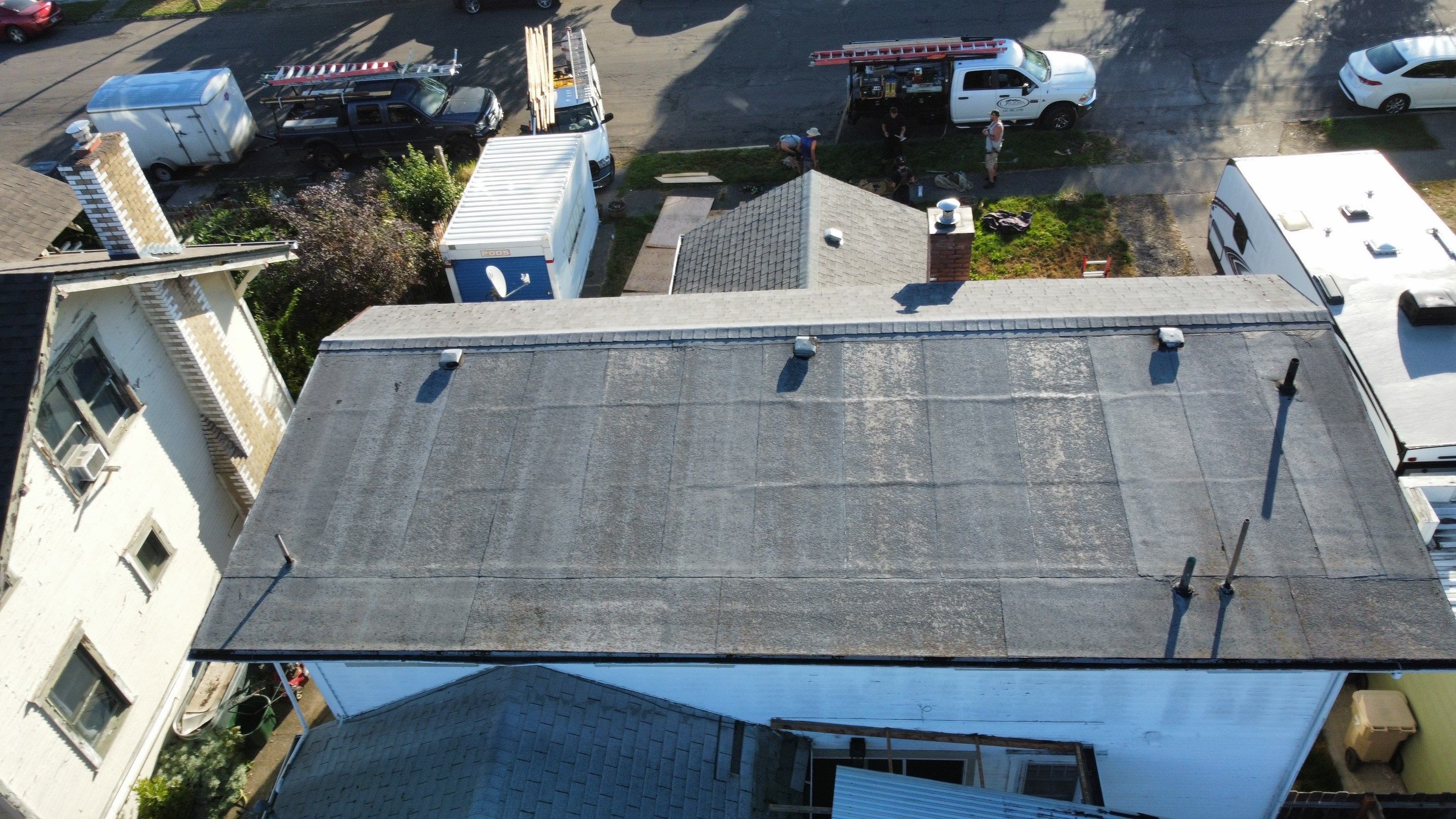 Residential Roofing Installation using IKO Dynasty (Color: Summit Grey) by Orezona Building & Roofing Company, Inc.