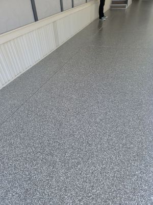 Polyurea Carport and Walkway Concrete Coating in Pismo Beach
