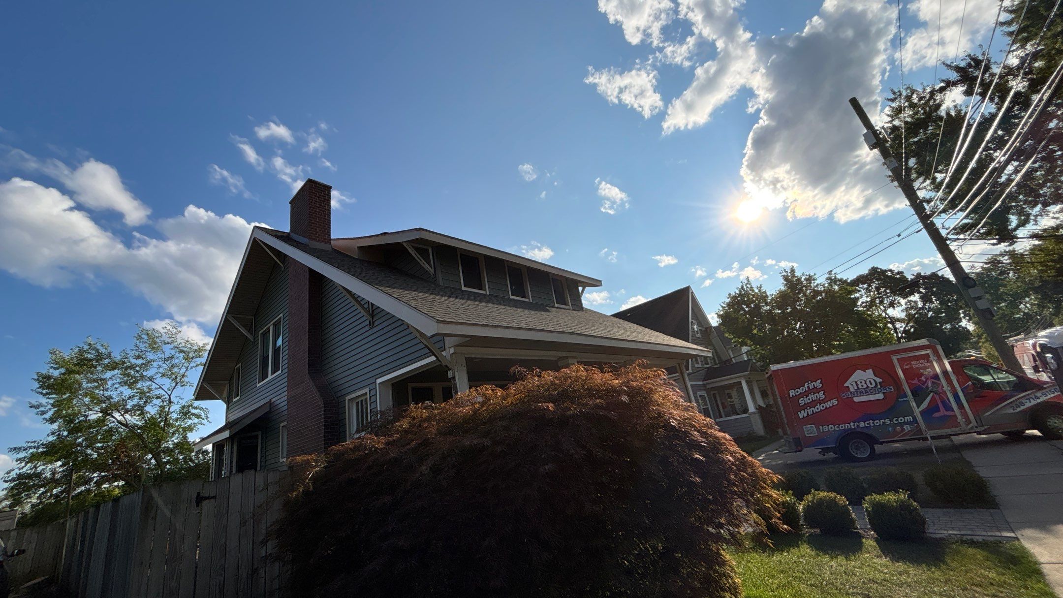 Siding Replacement using Alside Charter Oak D4.5" Deep Moss by 180 Contractors