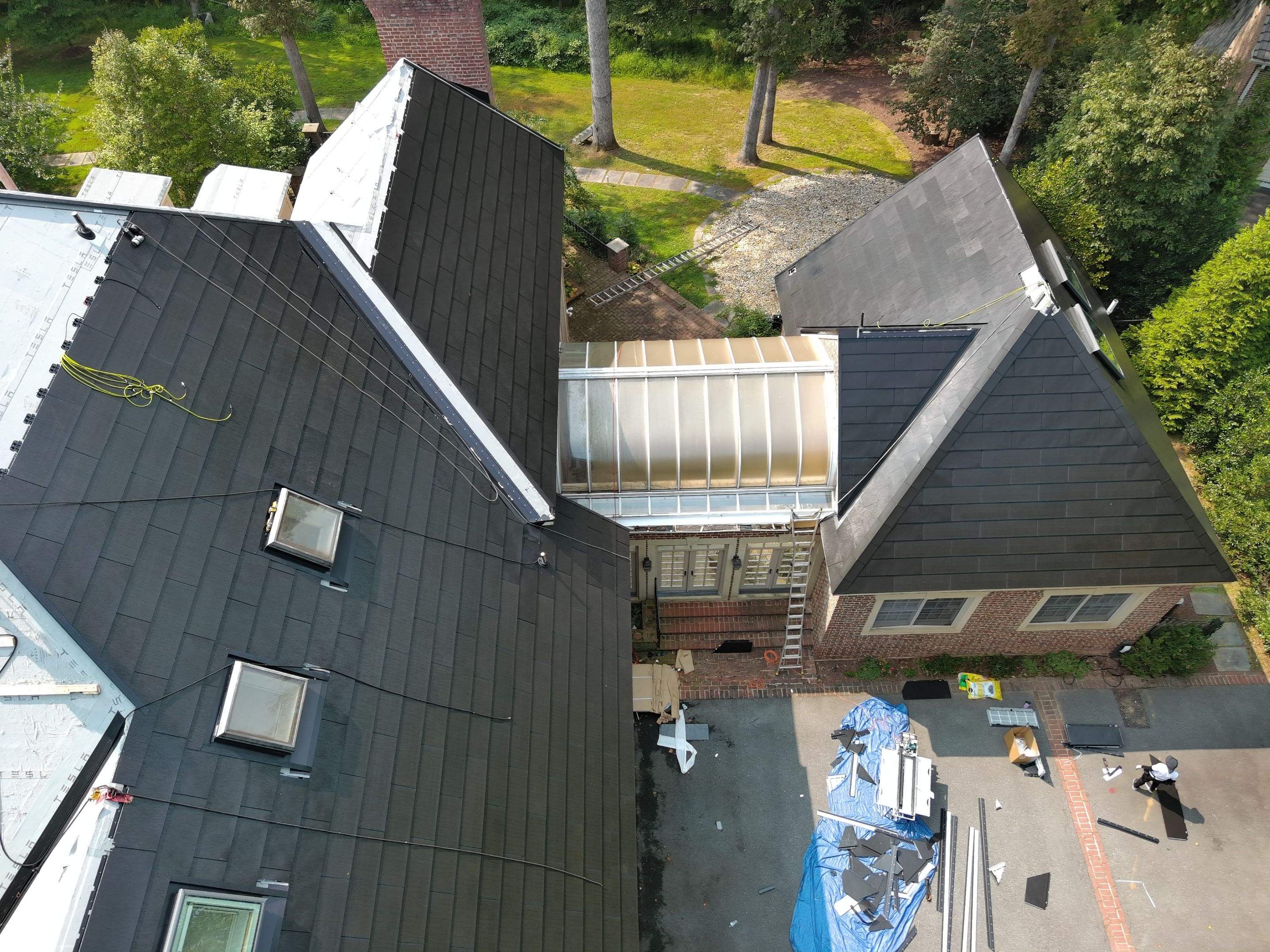 Extravagant Tesla Solar Roof in Maryland by American Home Contractors