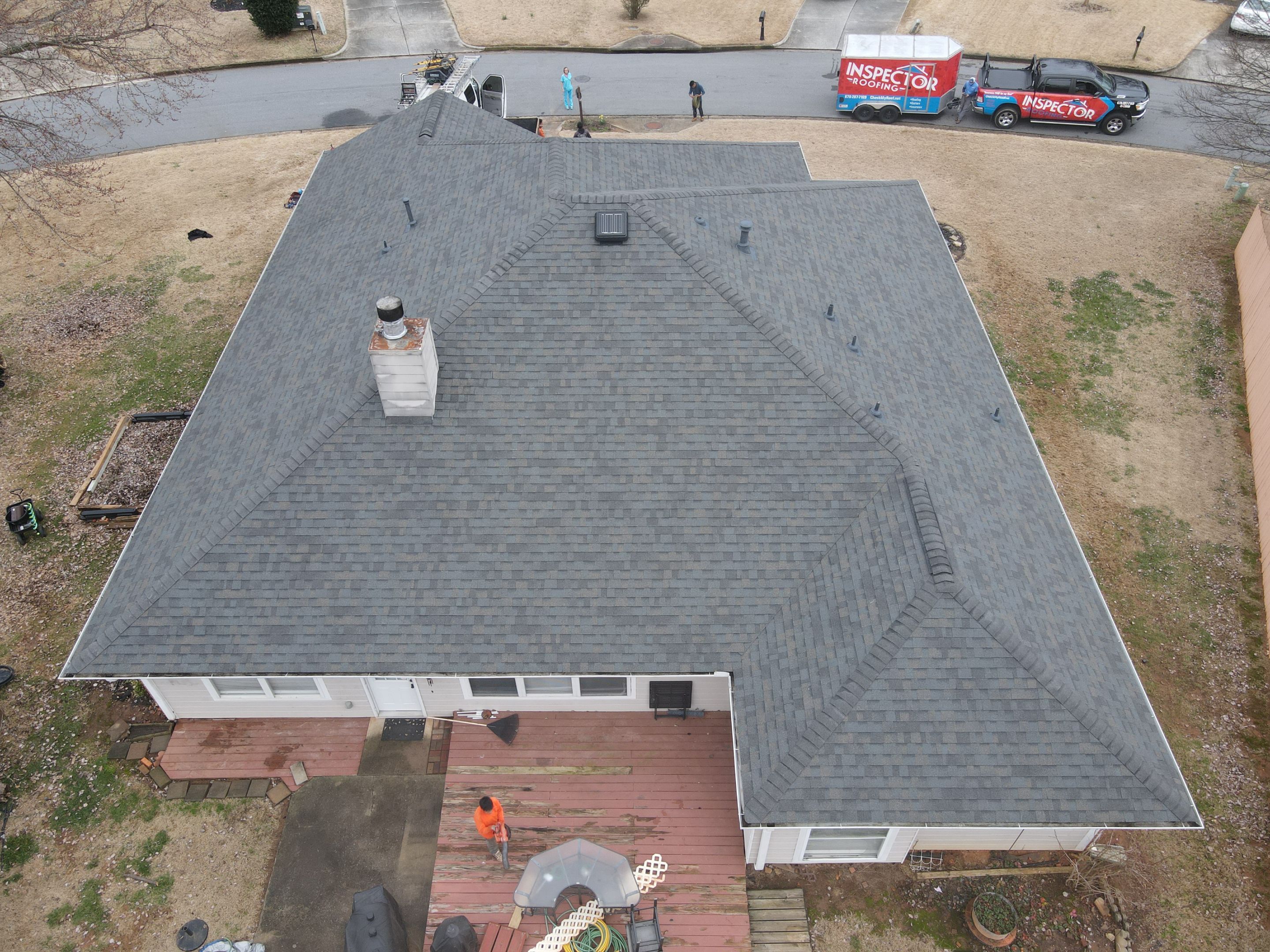 Residential Roofing Installation using Owens Corning by Inspector Roofing and Restoration