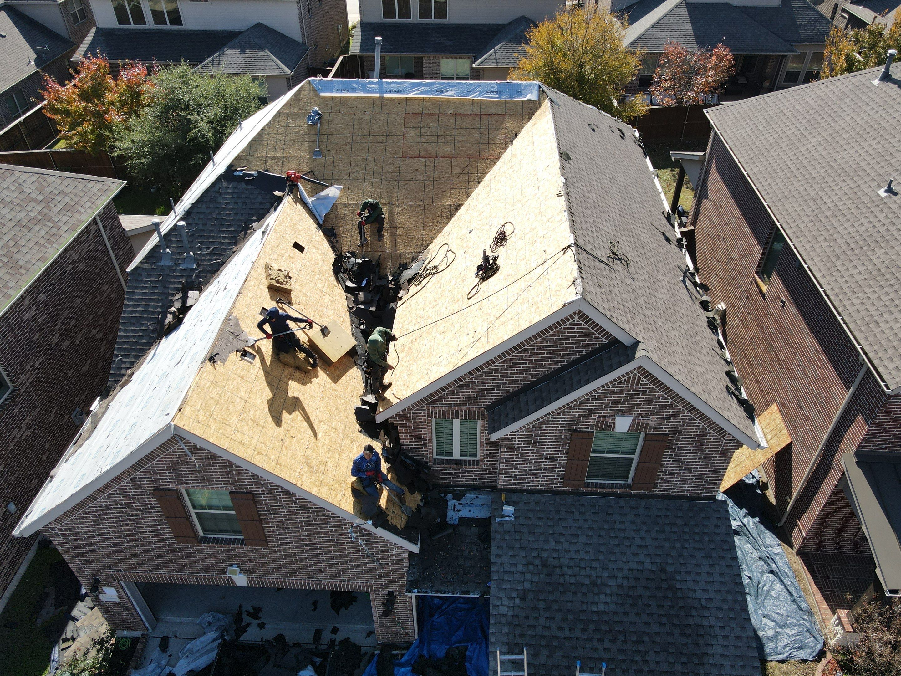 Residential Roofing Installation using GAF Timberline HDZ by Lighthouse Contractors