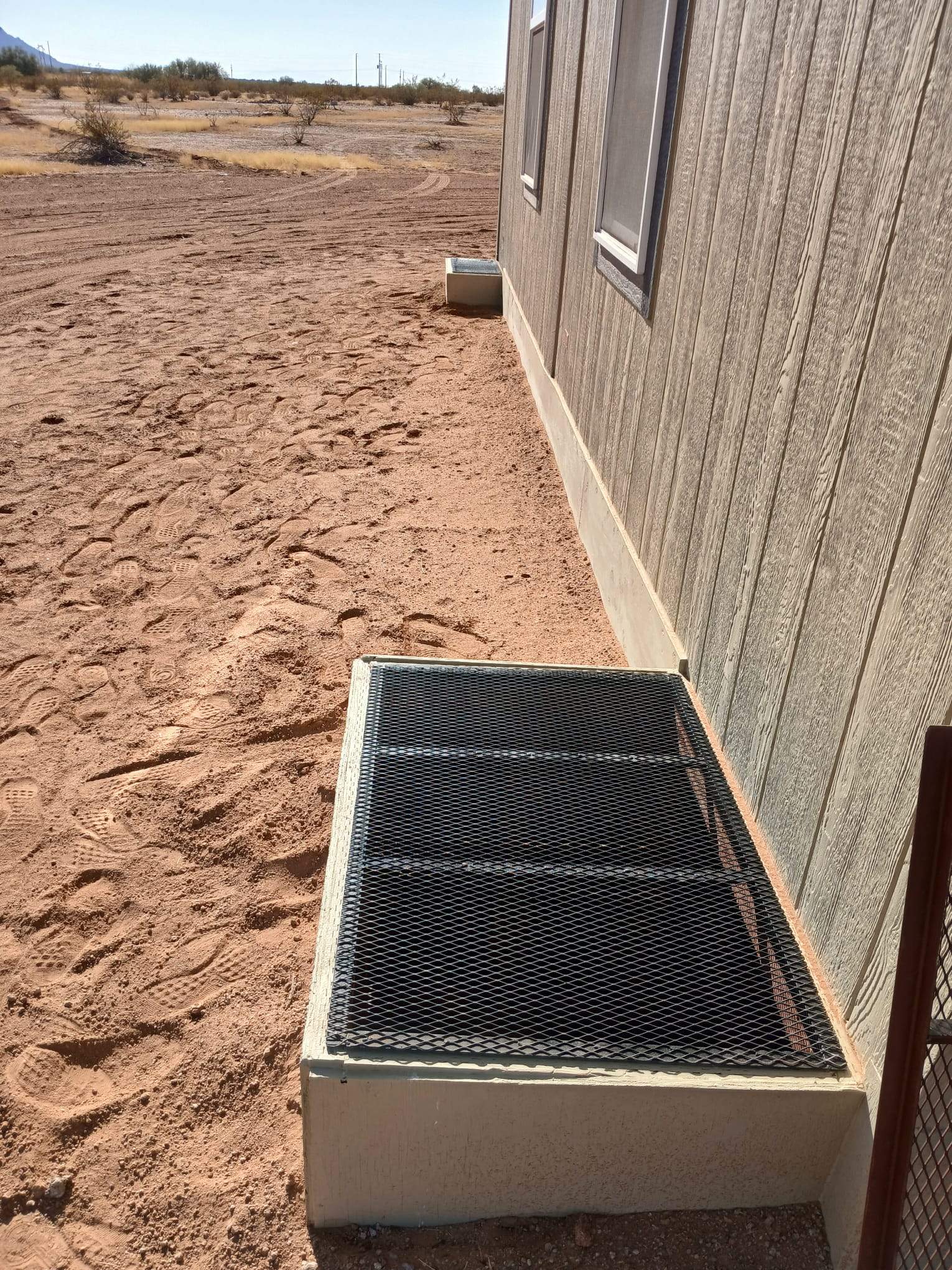 Project in Eloy by Mobile Home Installations