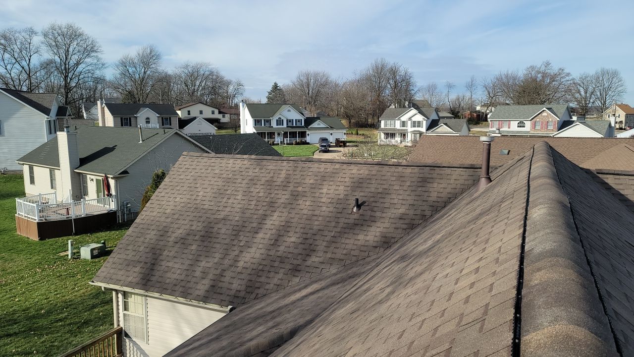 ATLAS PINNACLE COLOR: SCHOTCHGARD HEATHER DRIP EDGE: MUSKET BROWN by Eagle Eye Roofing