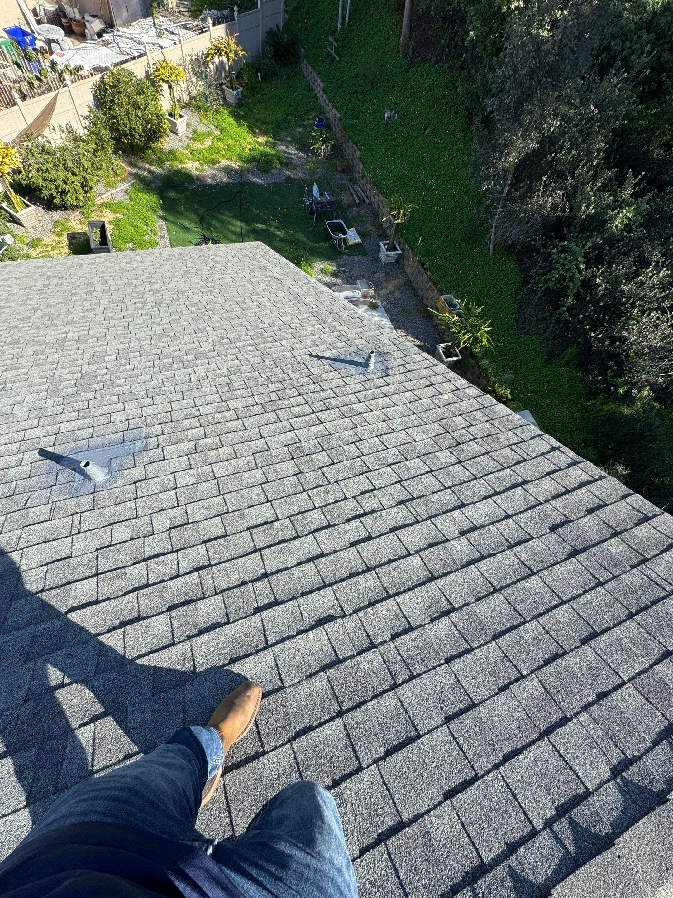 City Heights Roof Replacement with GAF Timberline HDZ Weathered Wood Shingles by Zenith Roofing Services