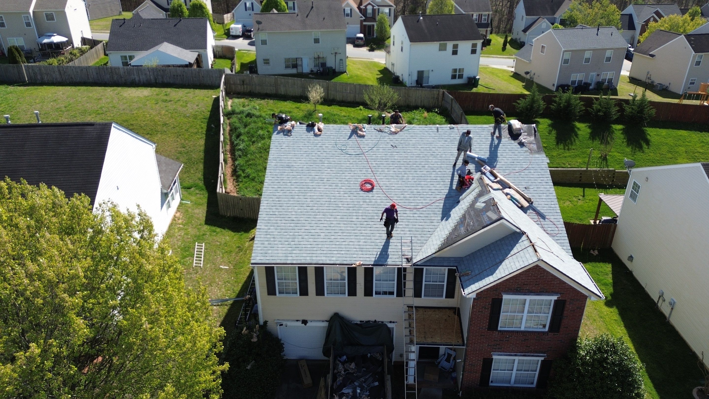 Roof replacement, solar panels instalation and garage repair by Just Brilliant Restoration JBR