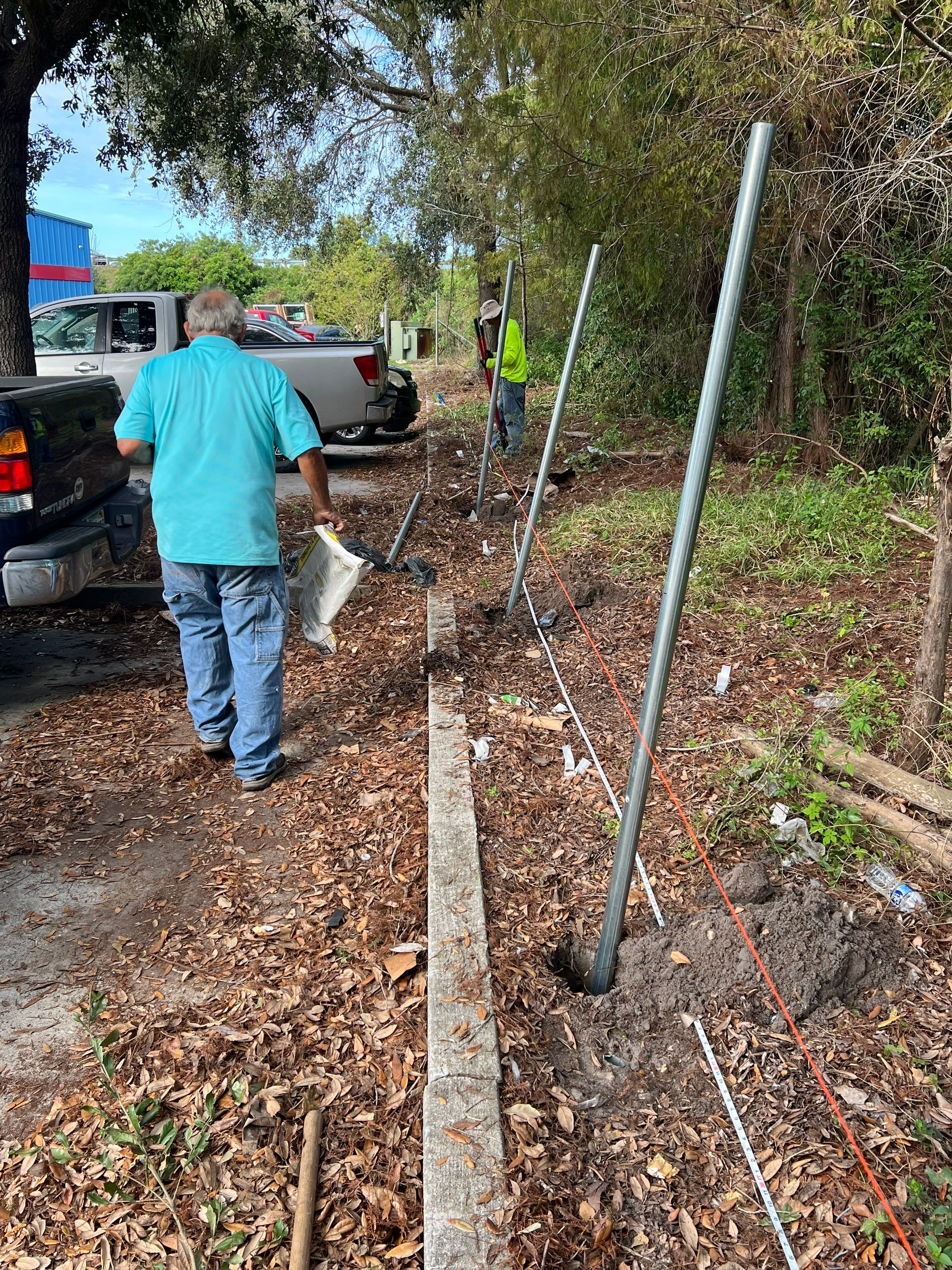 Chain-link Fence Installation using Commercial Chain-link Fence by Asap fence and gates, LLC