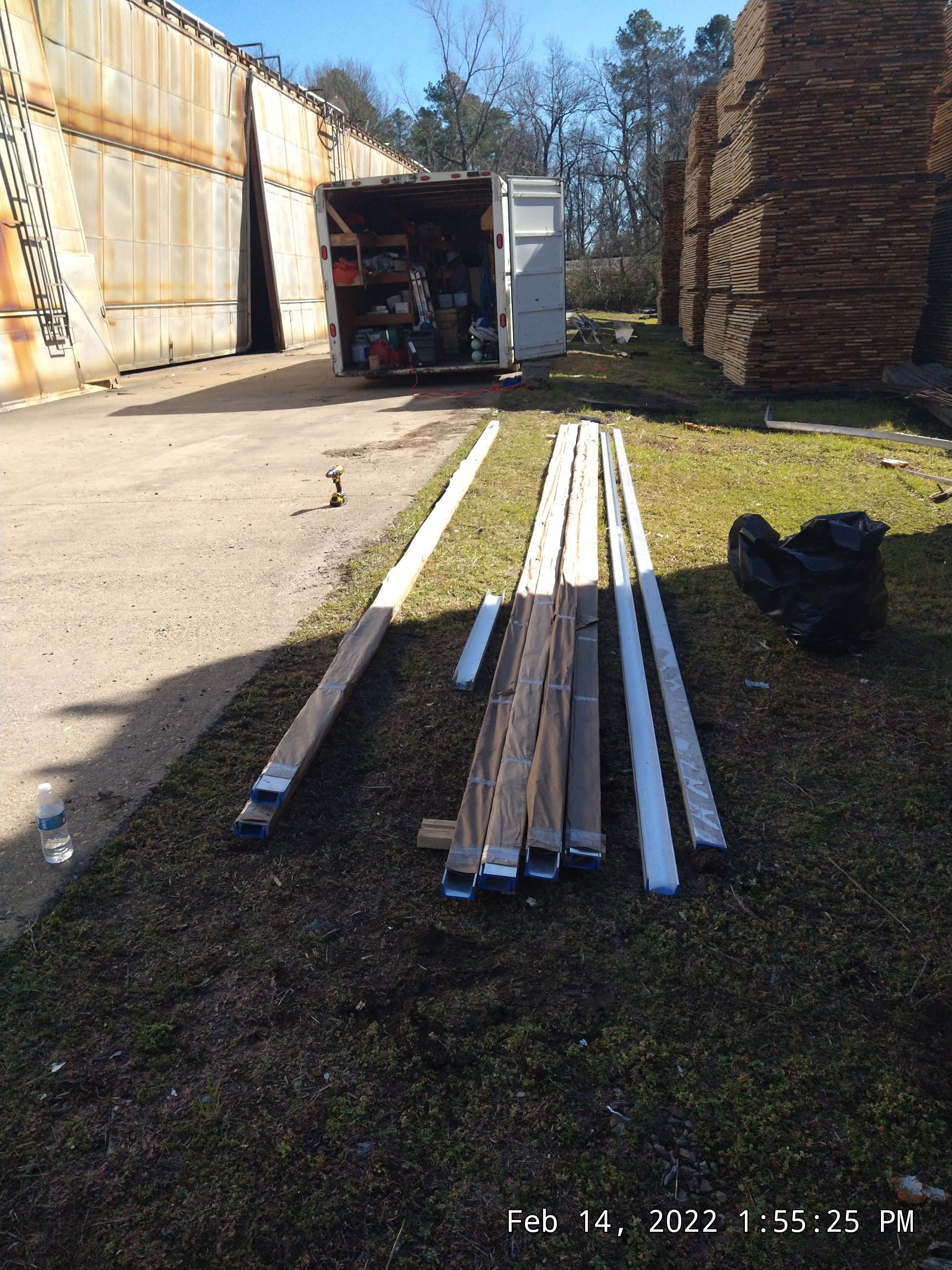 Commercial Roofing Installation using Aluminum Roofing panels by Hostetler Roofing