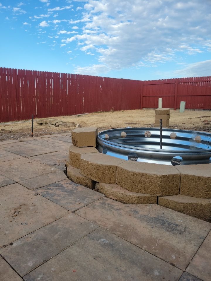 Outdoor kitchen by Clays Services Inc