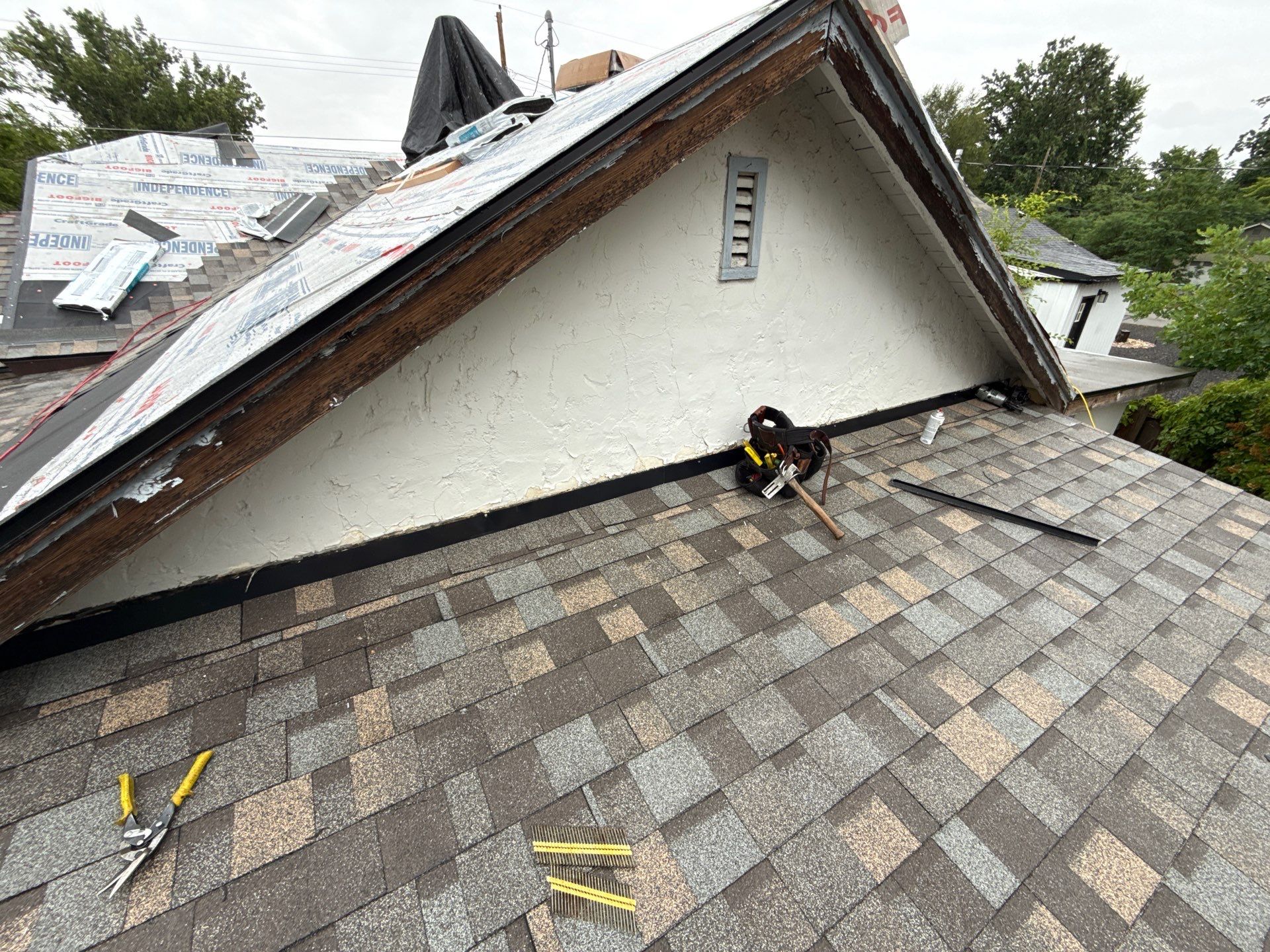 Residential Roof Replacement and Eave Repair in Boise, Idaho by Olive Roofing