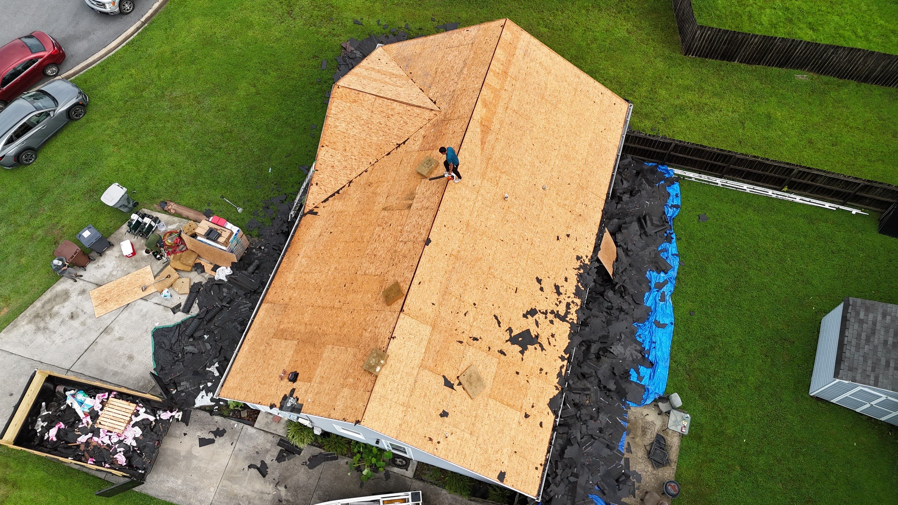 Roof replacement and siding by hail damage by Just Brilliant Restoration JBR