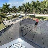 24ga 1" Nail-Strip Dark Bronze by Total Roofing System The Metal Roof Experts