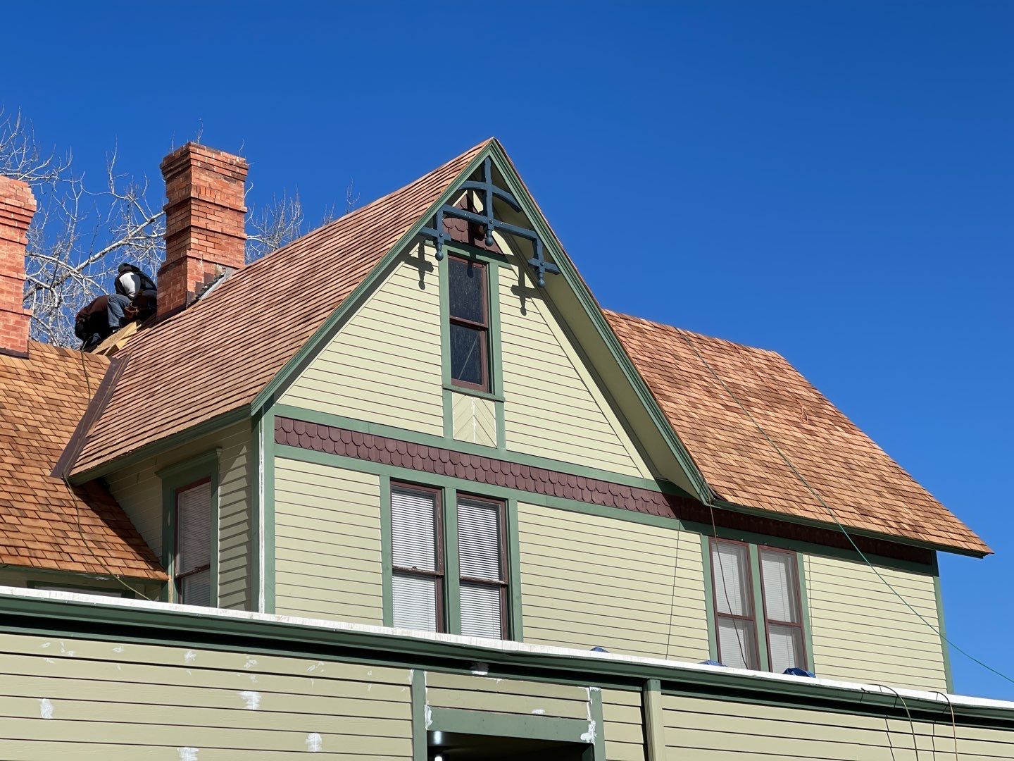 Rapid City Historic Building Receives New Cedar Shingles by Weather-Tite Exteriors LLC
