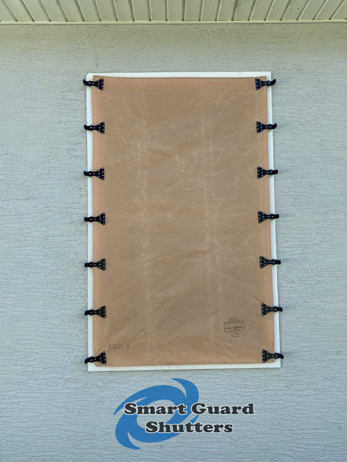 Hurricane Fabric in Tan by Smart Guard Shutters
