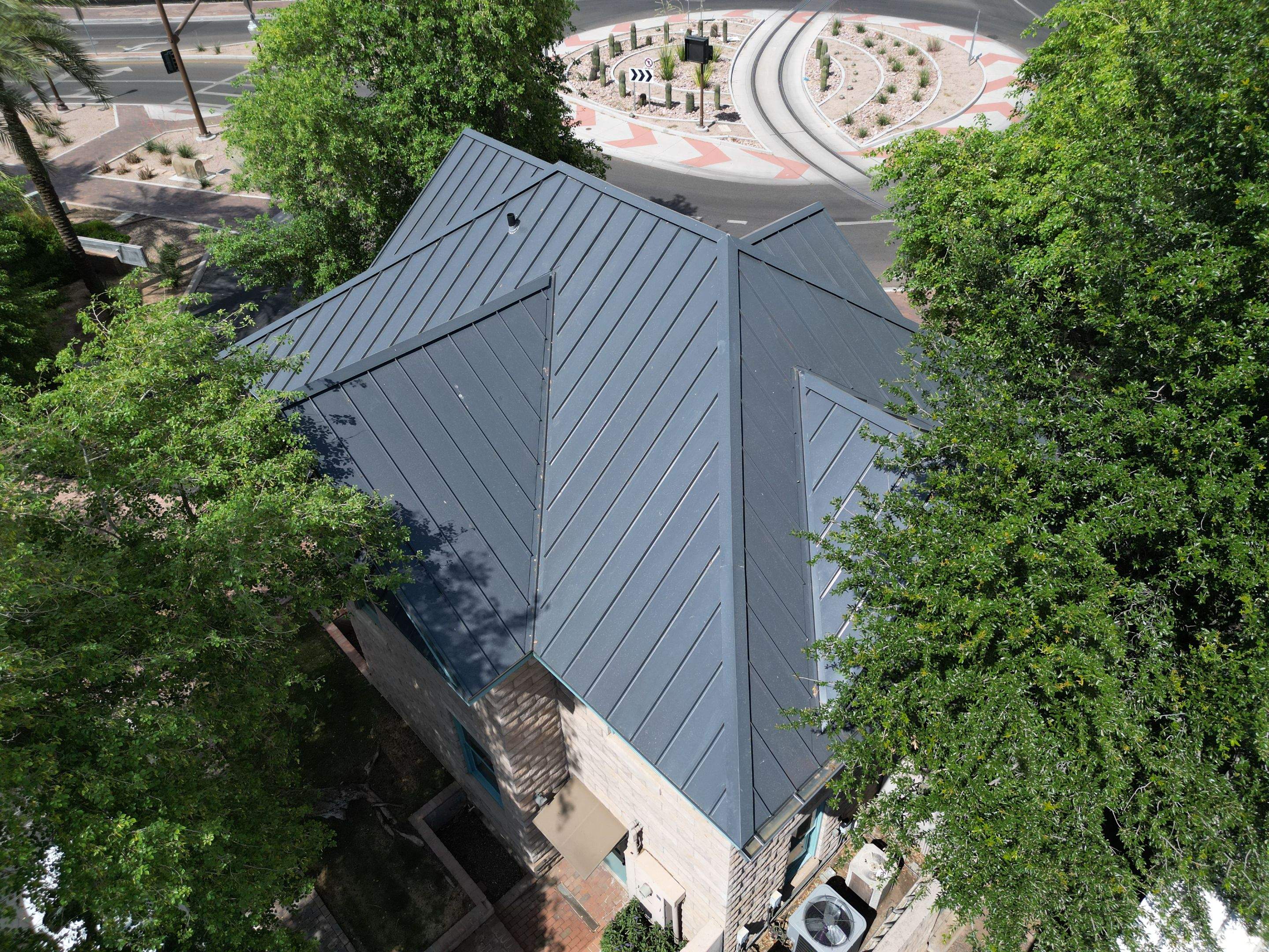 Graphite Gray Standing Seam by Reimagine Roofing