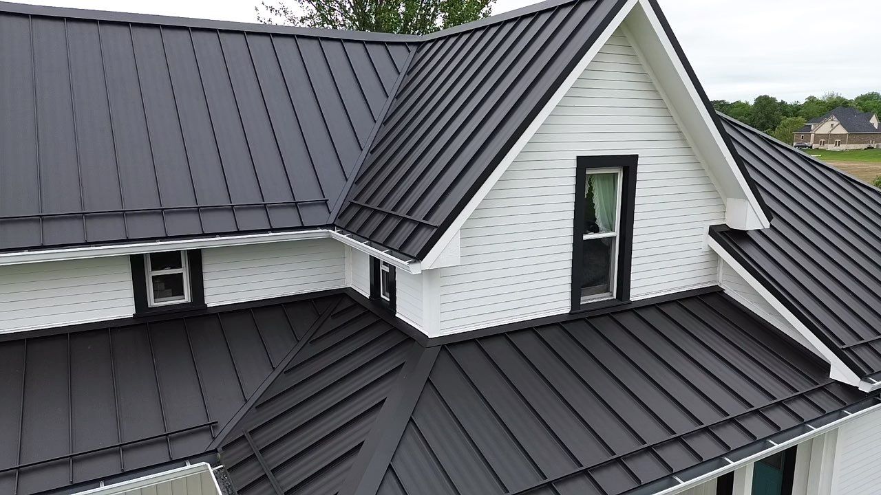 Standing Seam Metal Roof Transformation in Atlanta, IN by 4Ever Metal Roofing
