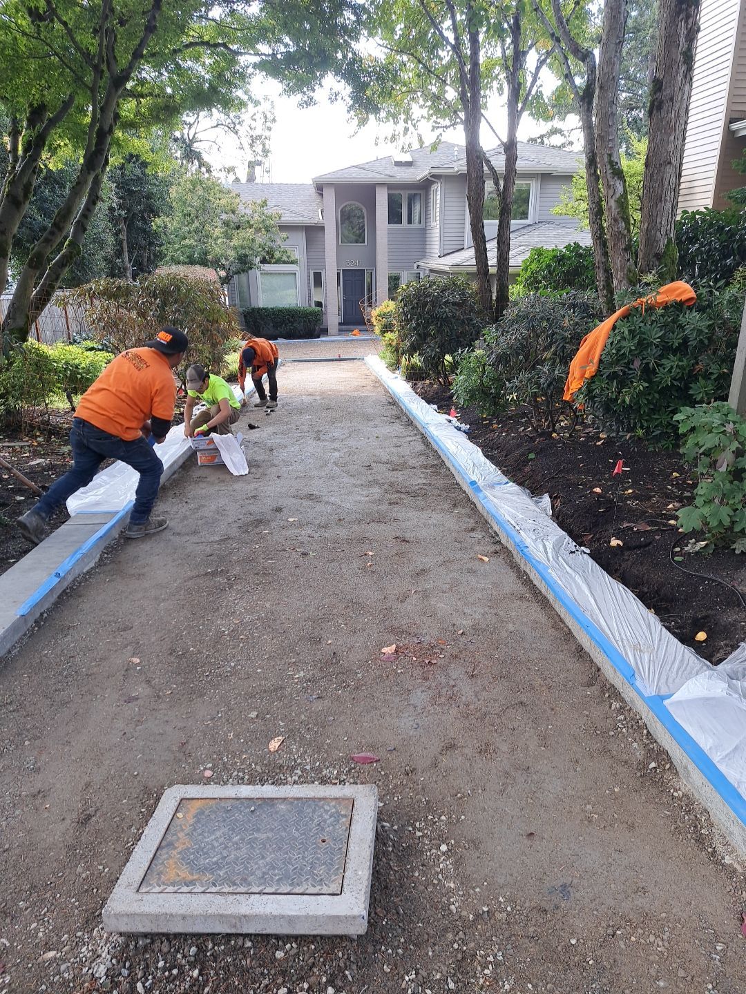 Eggers | Aggregate Finish Driveway, Concrete Project  by Jireh Asphalt & Concrete Inc 