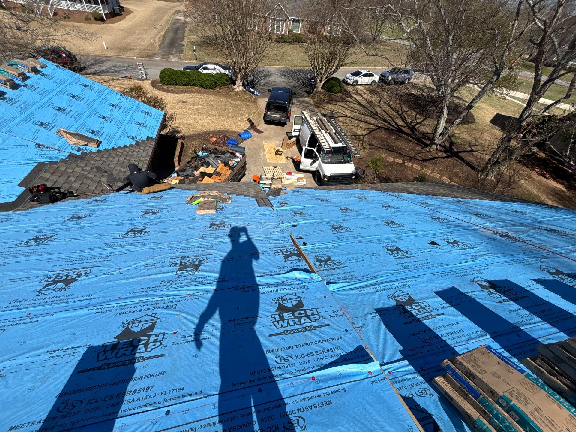 Easley Residential Roof Replacement Using CertainTeed Landmark Shingles by Roofers LLC