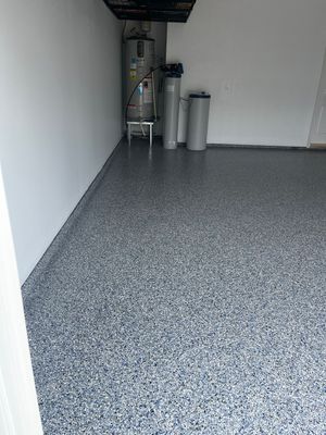 Garage Floor Coating using Steamboat