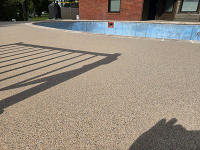Pool Deck using Biscuit
