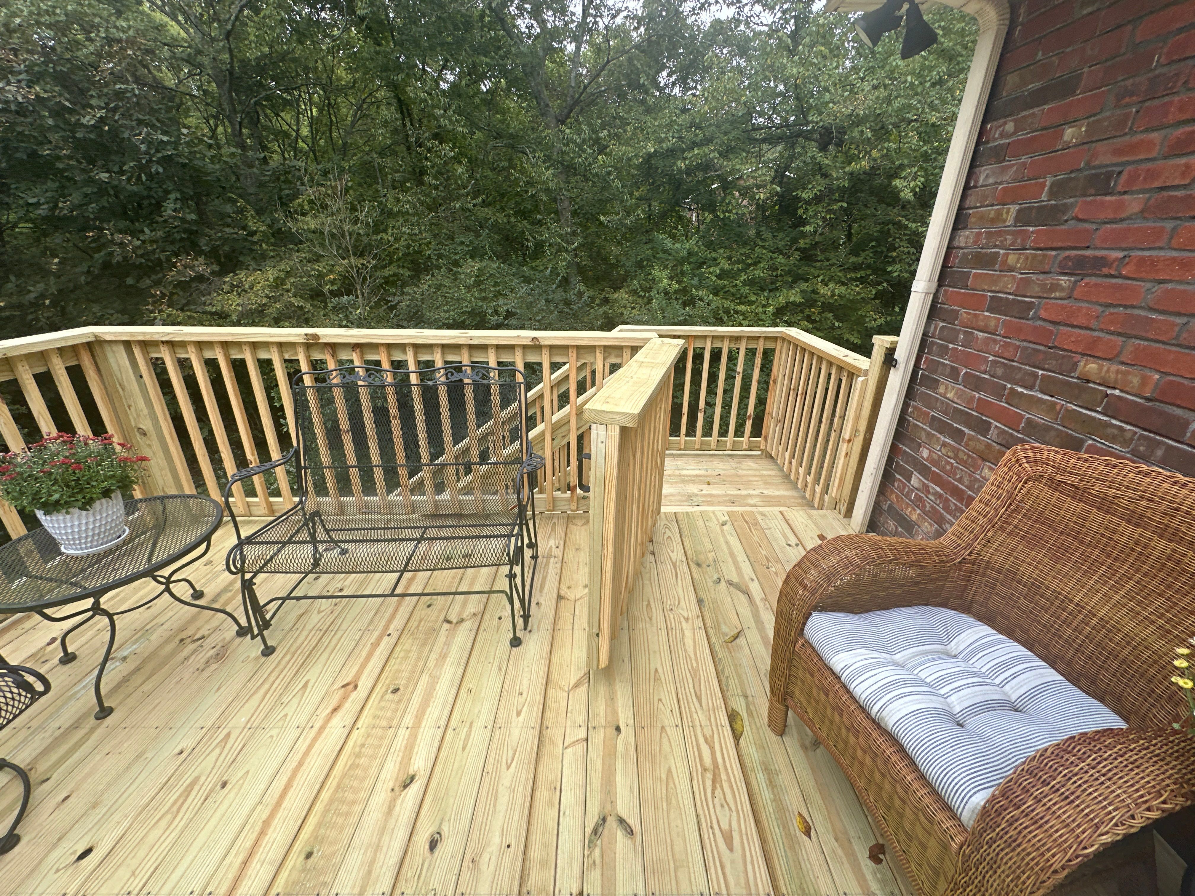 Deck Build in Nashville by Music City Improvements
