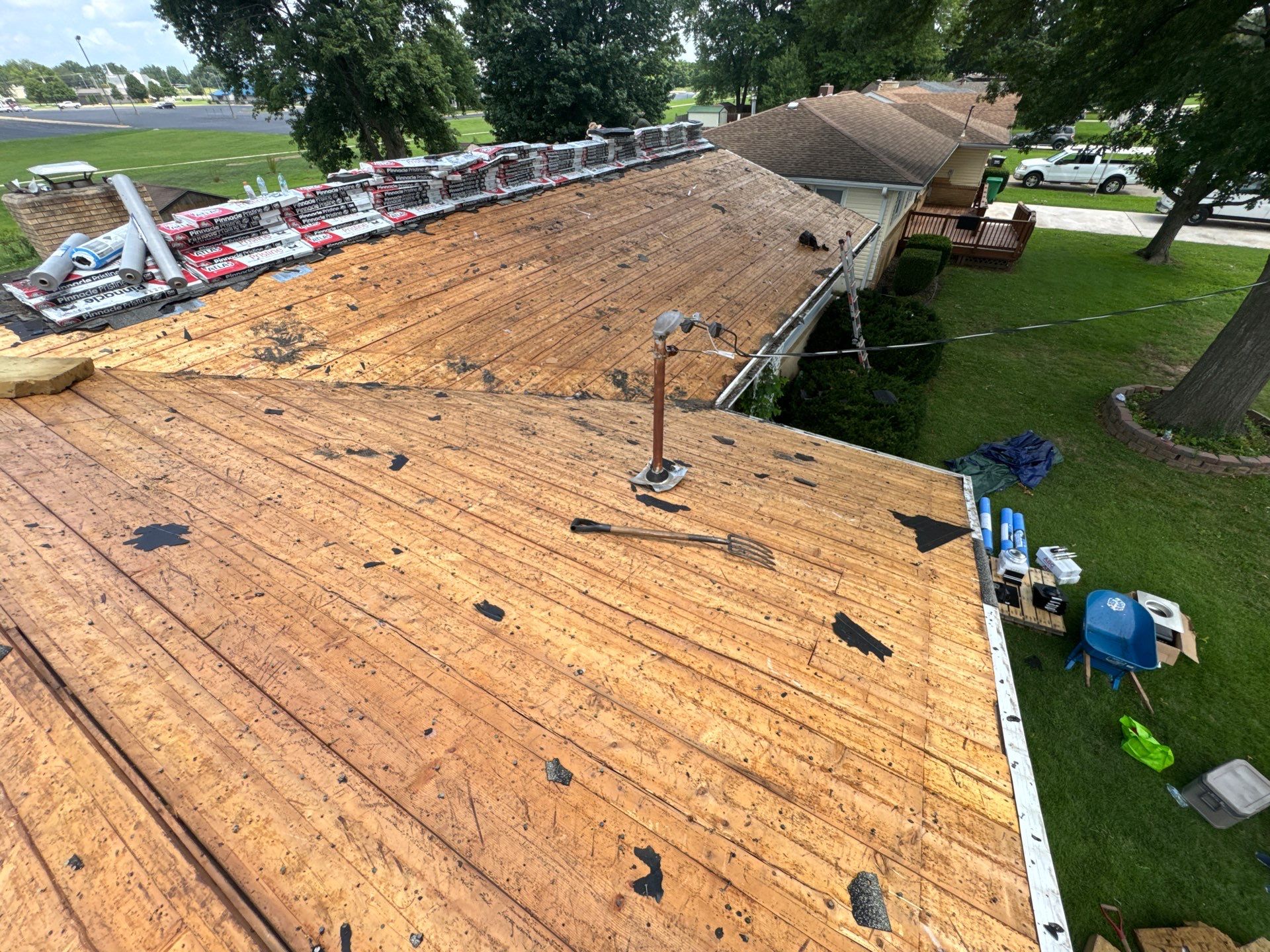Residential Roof + Gutters & Downspouts & Gutter Guards Replacement  by Titan Commercial & Residential Roofing 