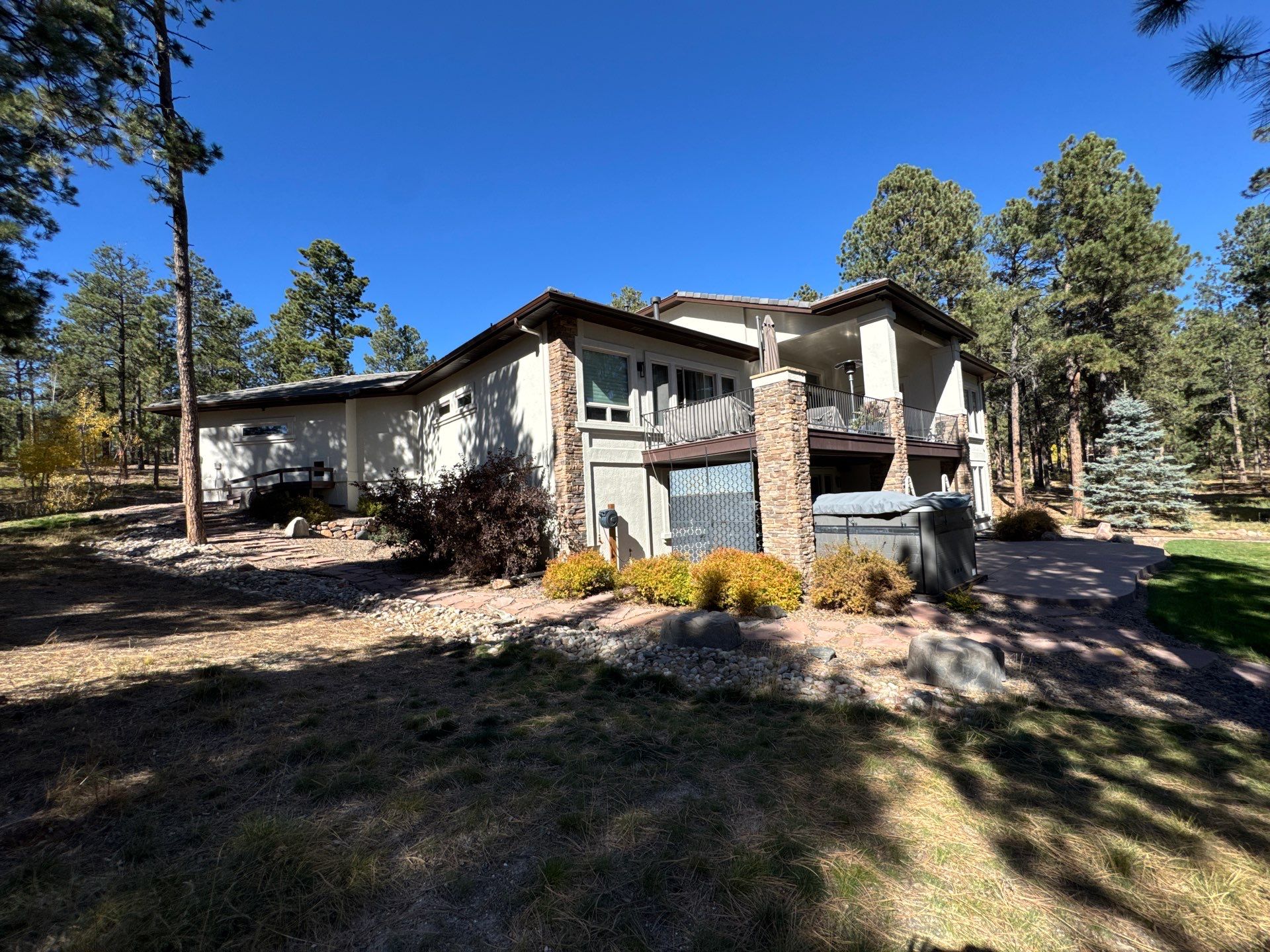 Elastomeric Stucco Coating Project in High Forest Ranch by Carroll Painting LLC