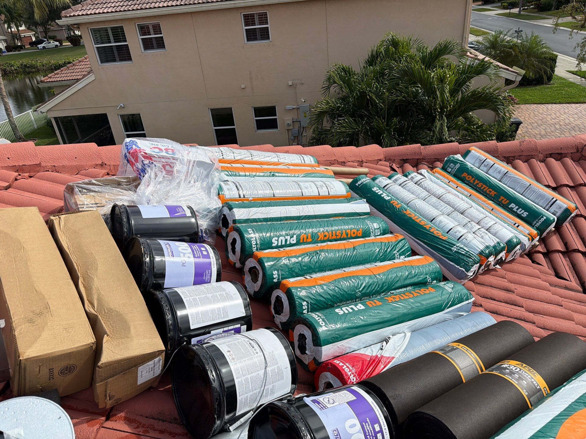 Residential Roofing Installation using Crown by BLUES BROTHERS CONSTRUCTION CORP