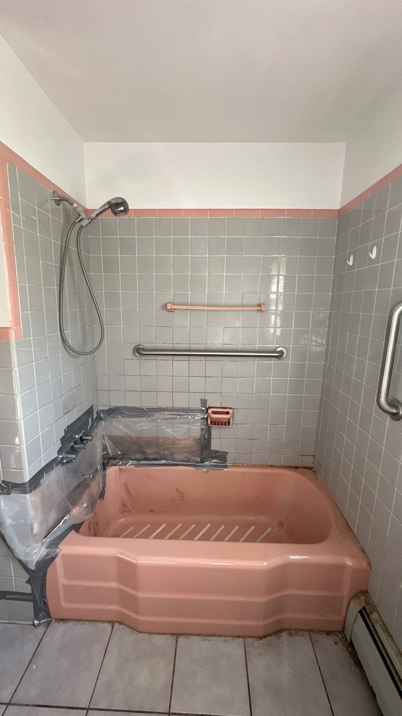 Tub to Walk-In Shower Conversion in Niantic, CT by Yankee Home Improvement