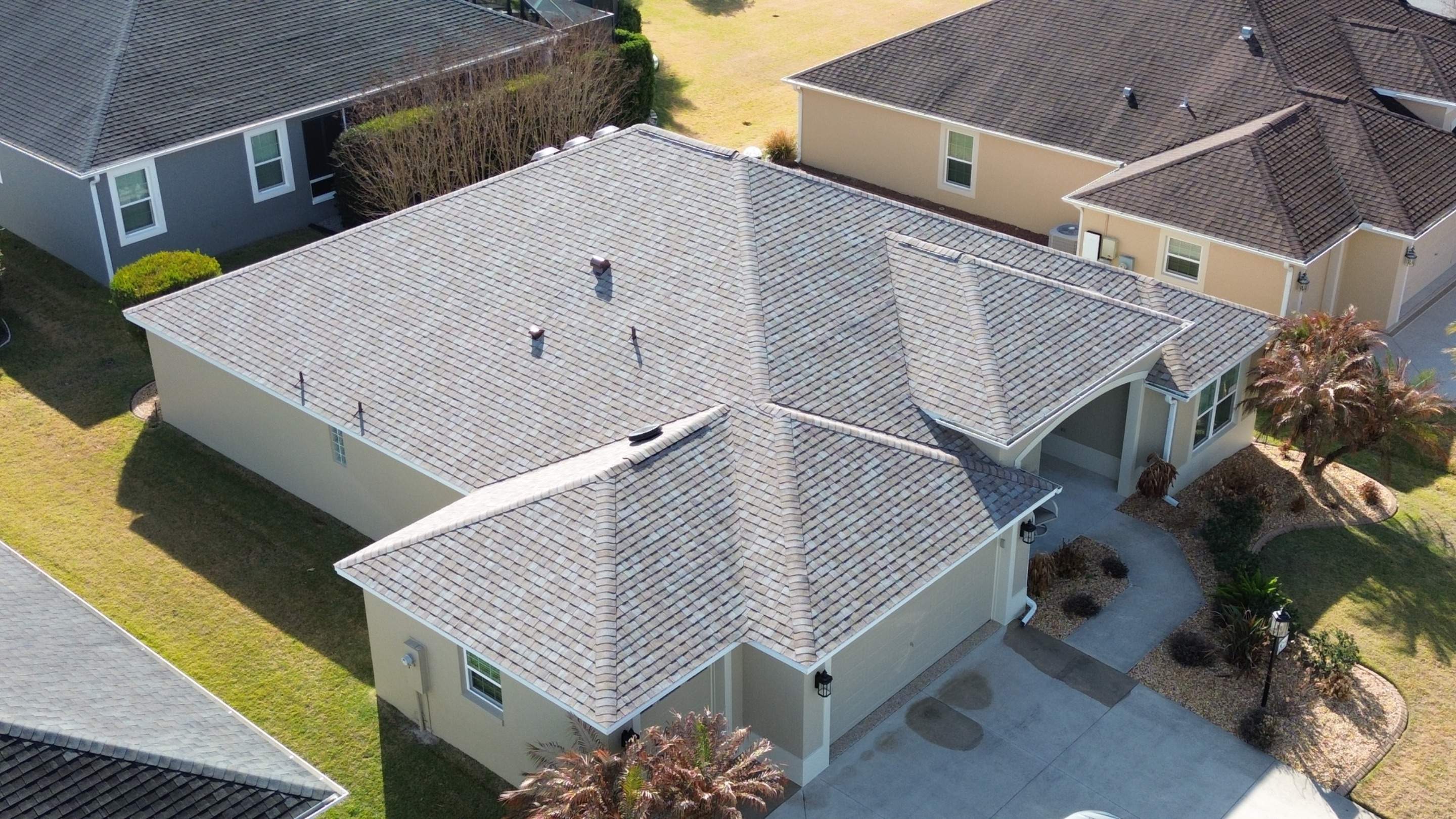 Residential reroof in The Villages FL  by Gold Key Roofing