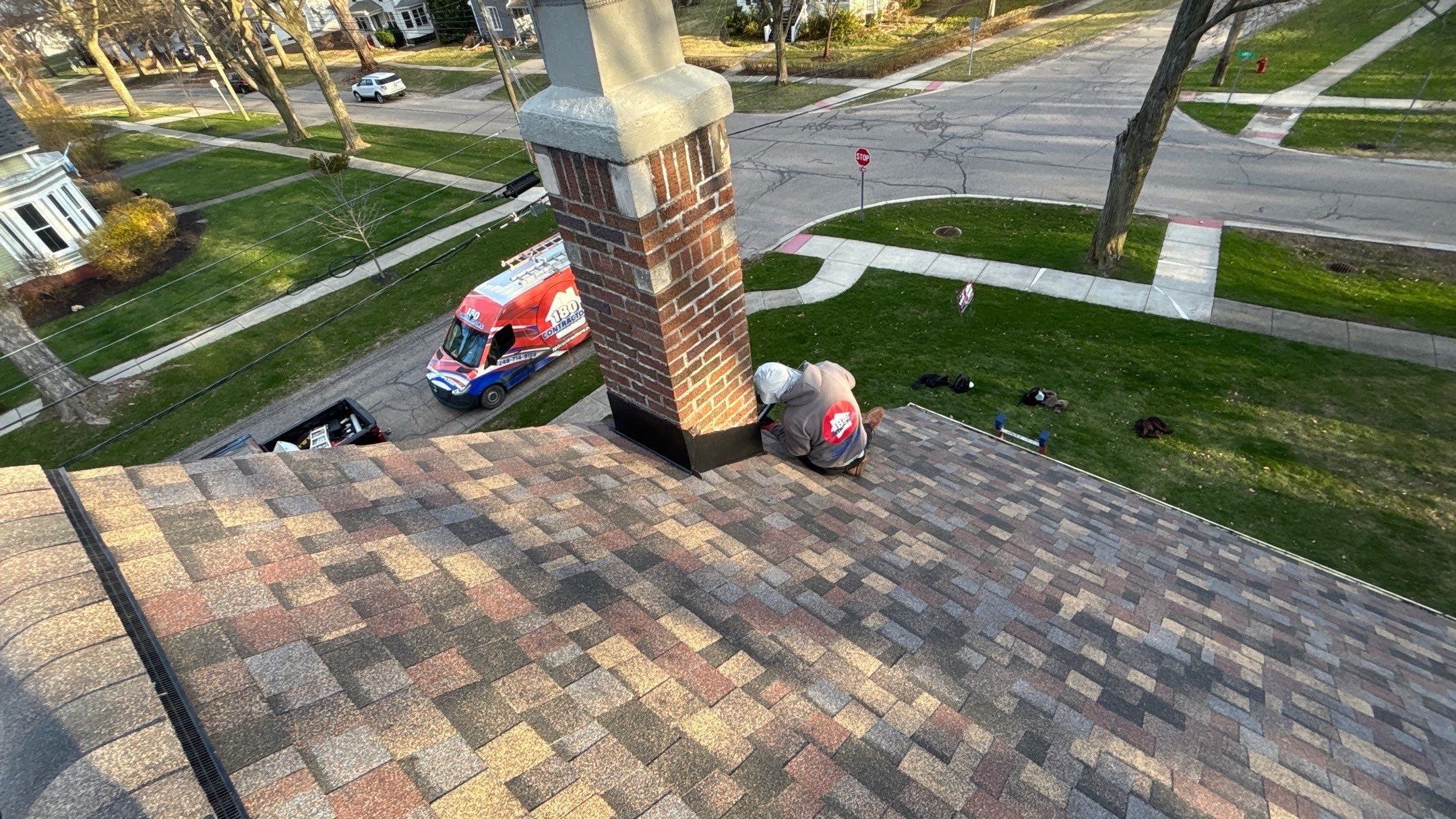 Roof Replacement using Owens Corning Summer Harvest by 180 Contractors