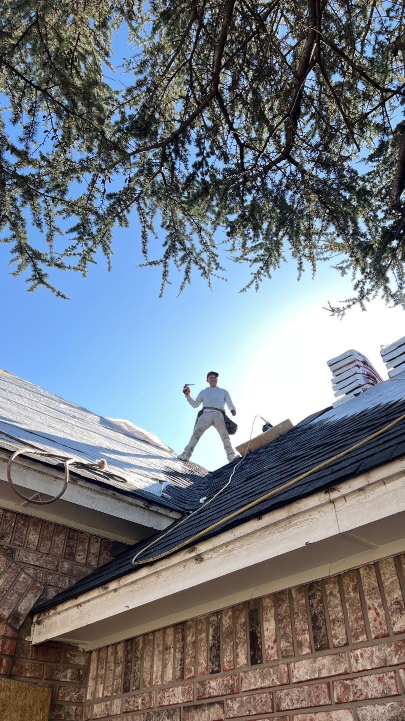 Residential Roofing Installation using GAF Natural Shadow  by A & H Roofing and Contracting