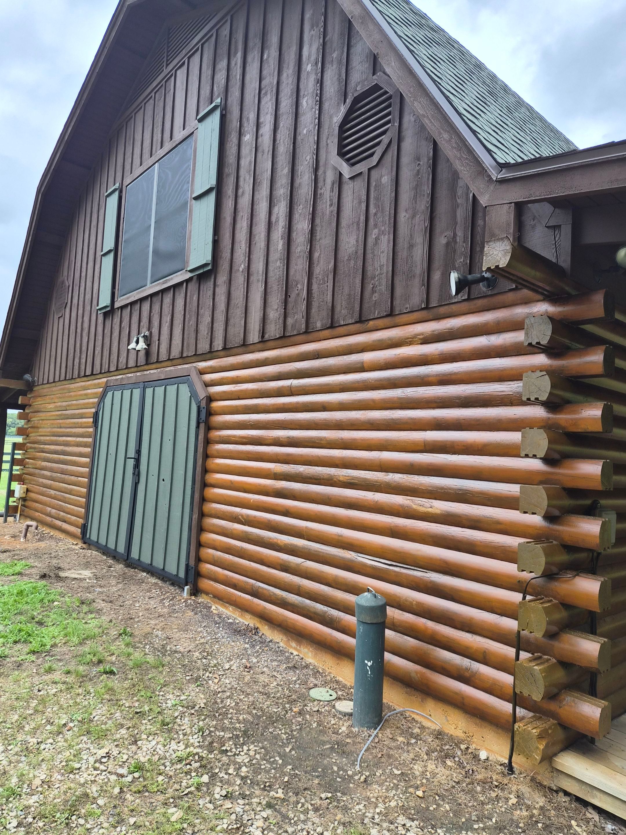 A Complete Exterior Refresh for a Custom Log Home & Property in Alba, Texas by Quality Coats Painting