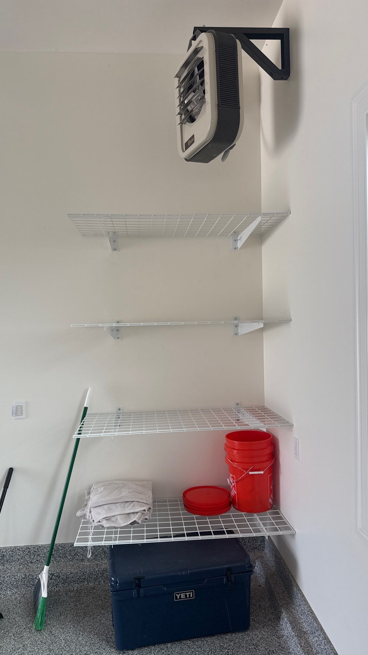 Mark Added Storage Plus A Motorized Lift by Banner Garage
