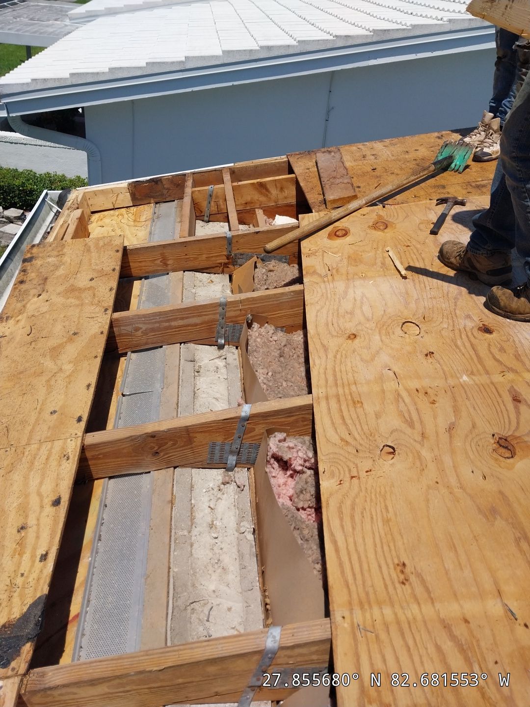 Project in Pinellas Park 33782 by Mitchell Roofing Company LLC 