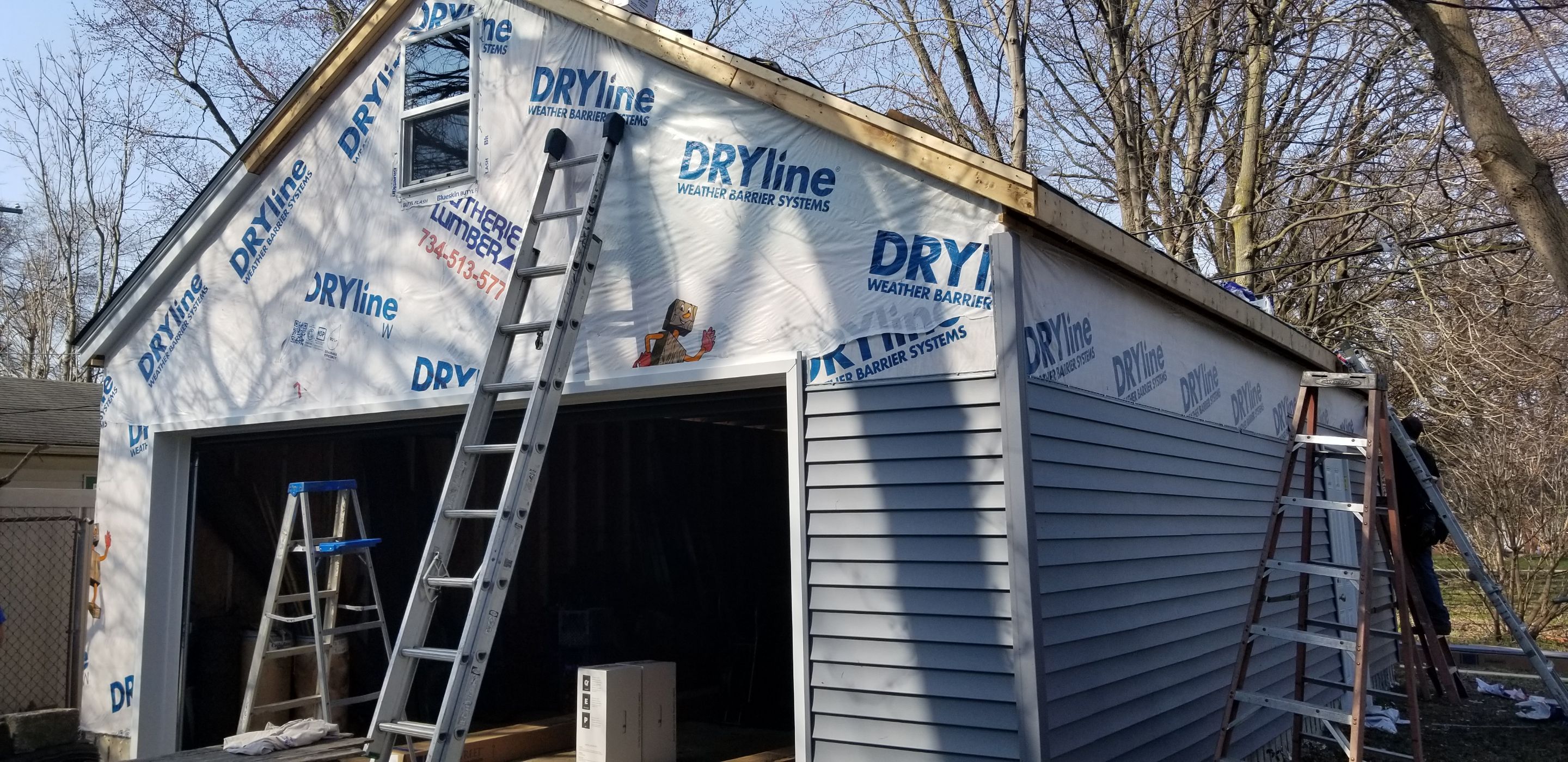 New Garage Build  by Northwest Construction 