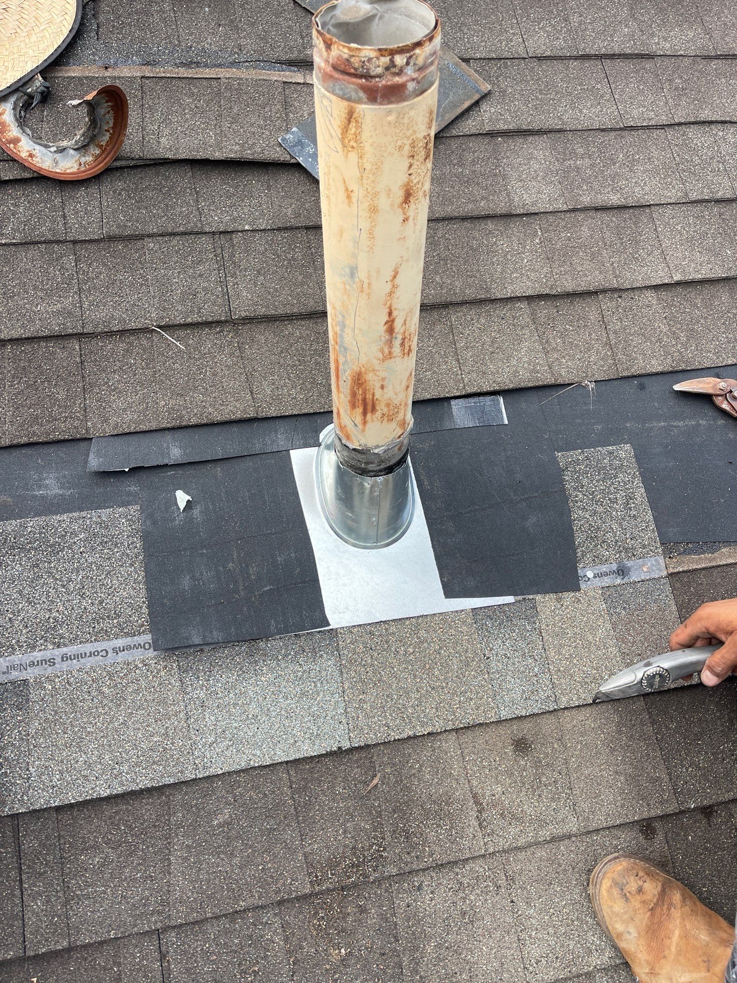 Hail Damage using Owen's Corning Duration (Lifetime) Shingles by Roof Repair Company