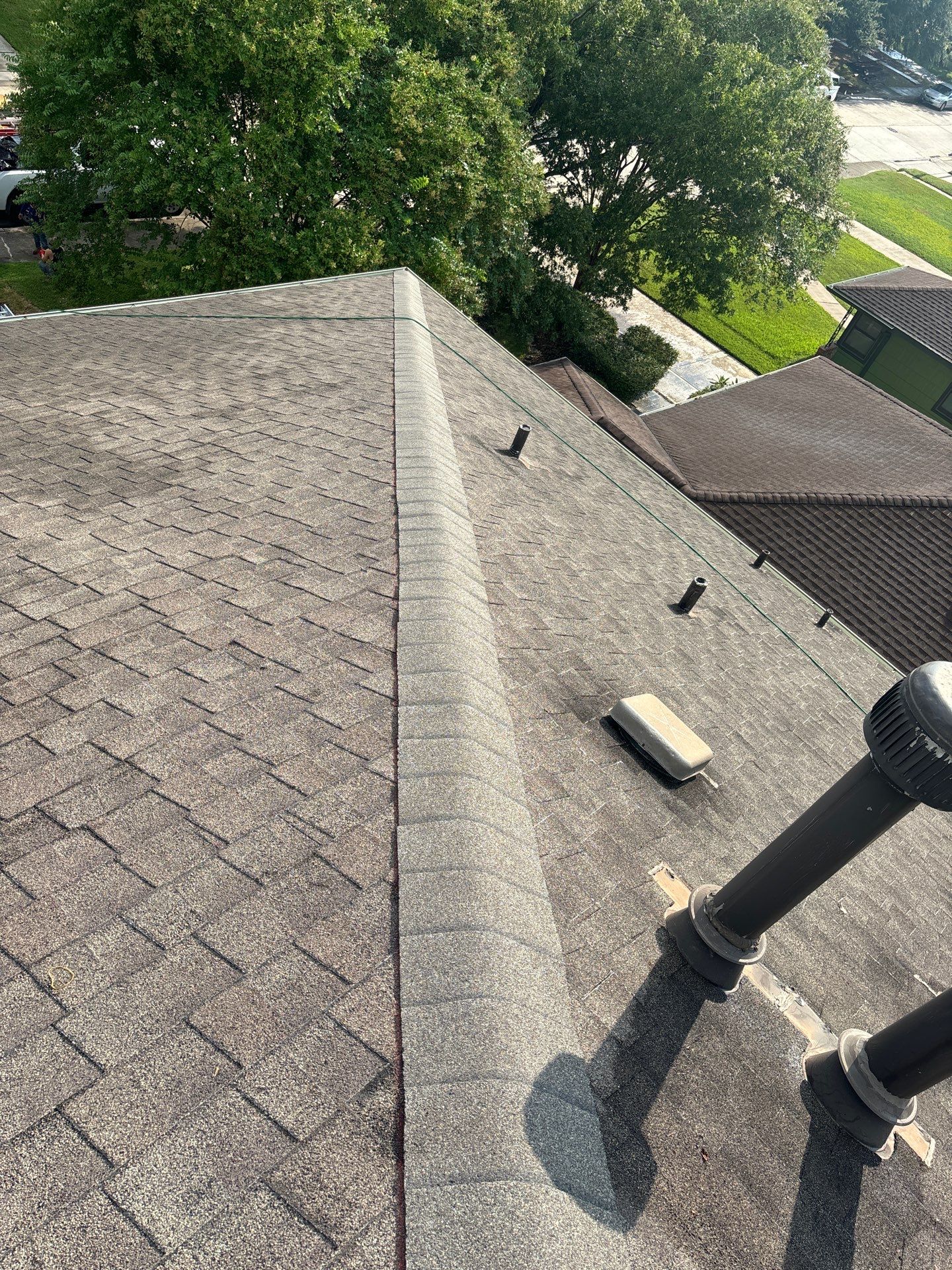 Hail Damage using Owen's Corning Duration (Lifetime) Shingles by Roof Repair Company