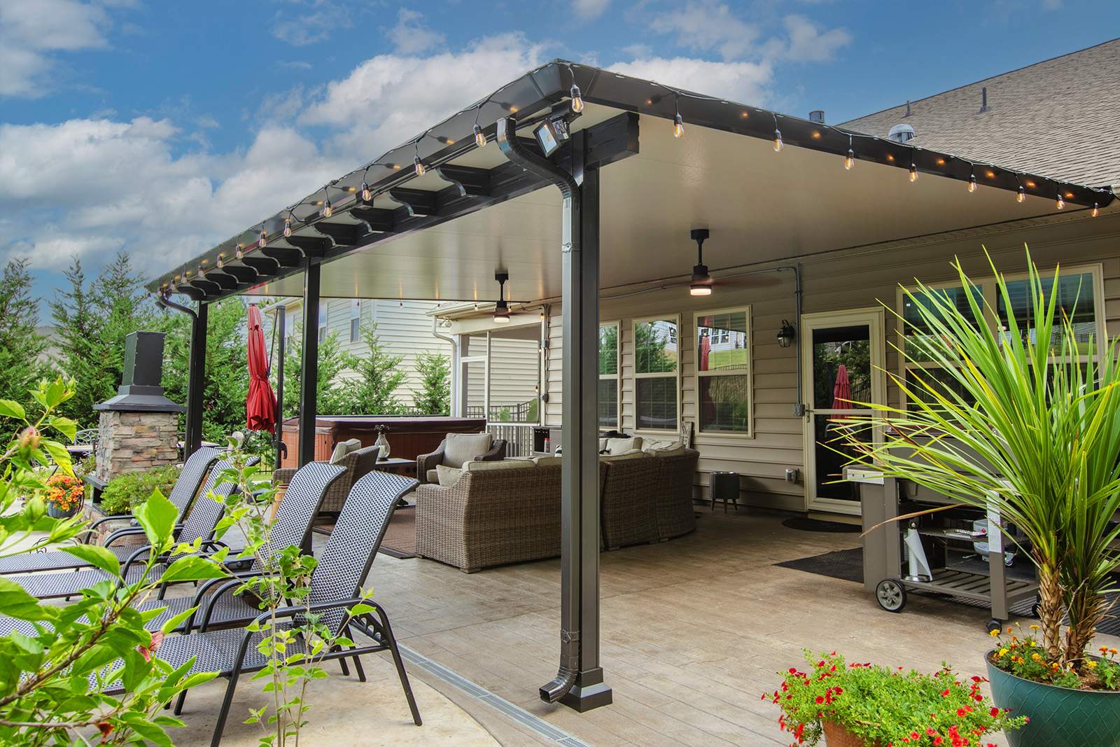 Patio covers  using Renaissance patio covers by Orlando pergolas 
