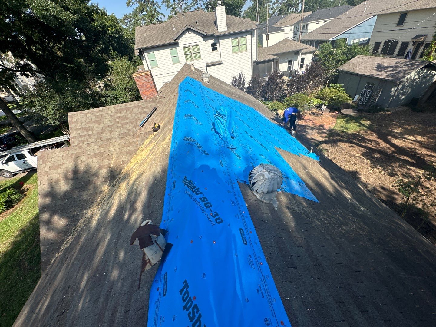 Residential Roofing Repair using Owen's Corning Duration (Lifetime) Shingles by Roof Repair Company