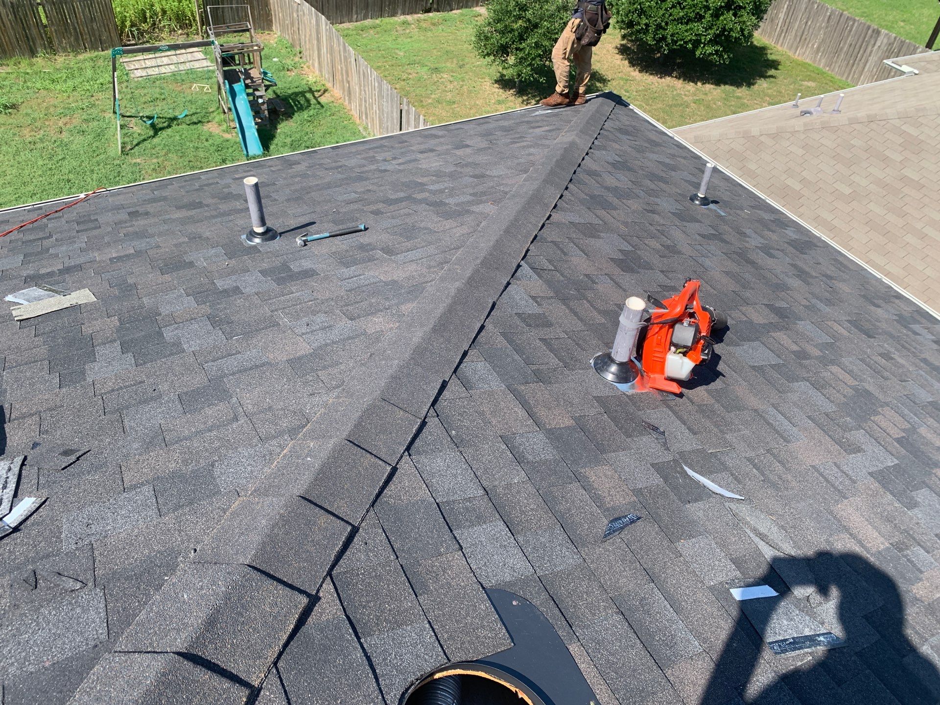 Full Roof Replacement and Hail Damage Restoration in Manor by Caliber Restoration LLC