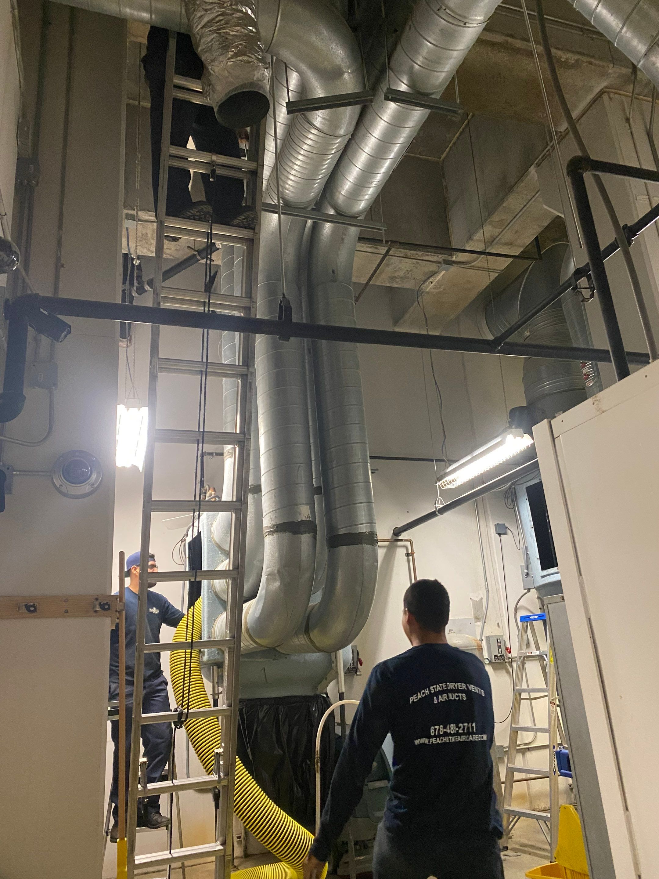 County Jail Dryer Vent Cleaning by Peach State Dryer Vents & Air Ducts
