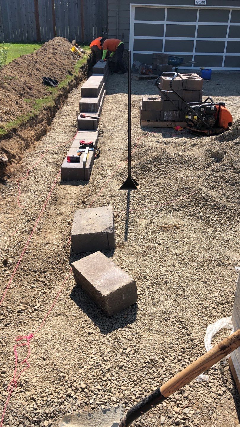 Justin | Retaining Wall, Landscape Project  by Jireh Asphalt & Concrete Inc 